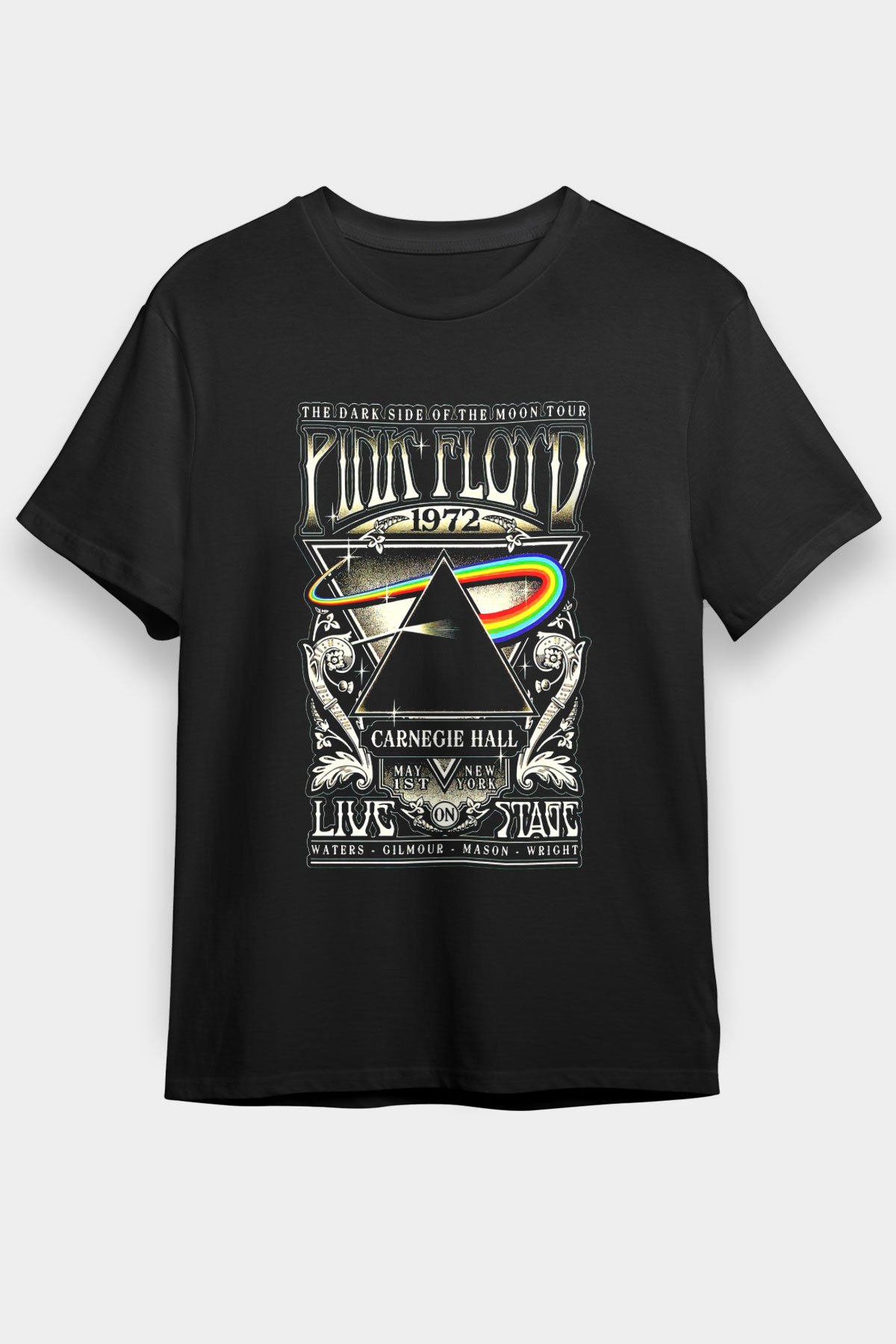 Pink Floyd Black Unisex Tee - STREETWEAR