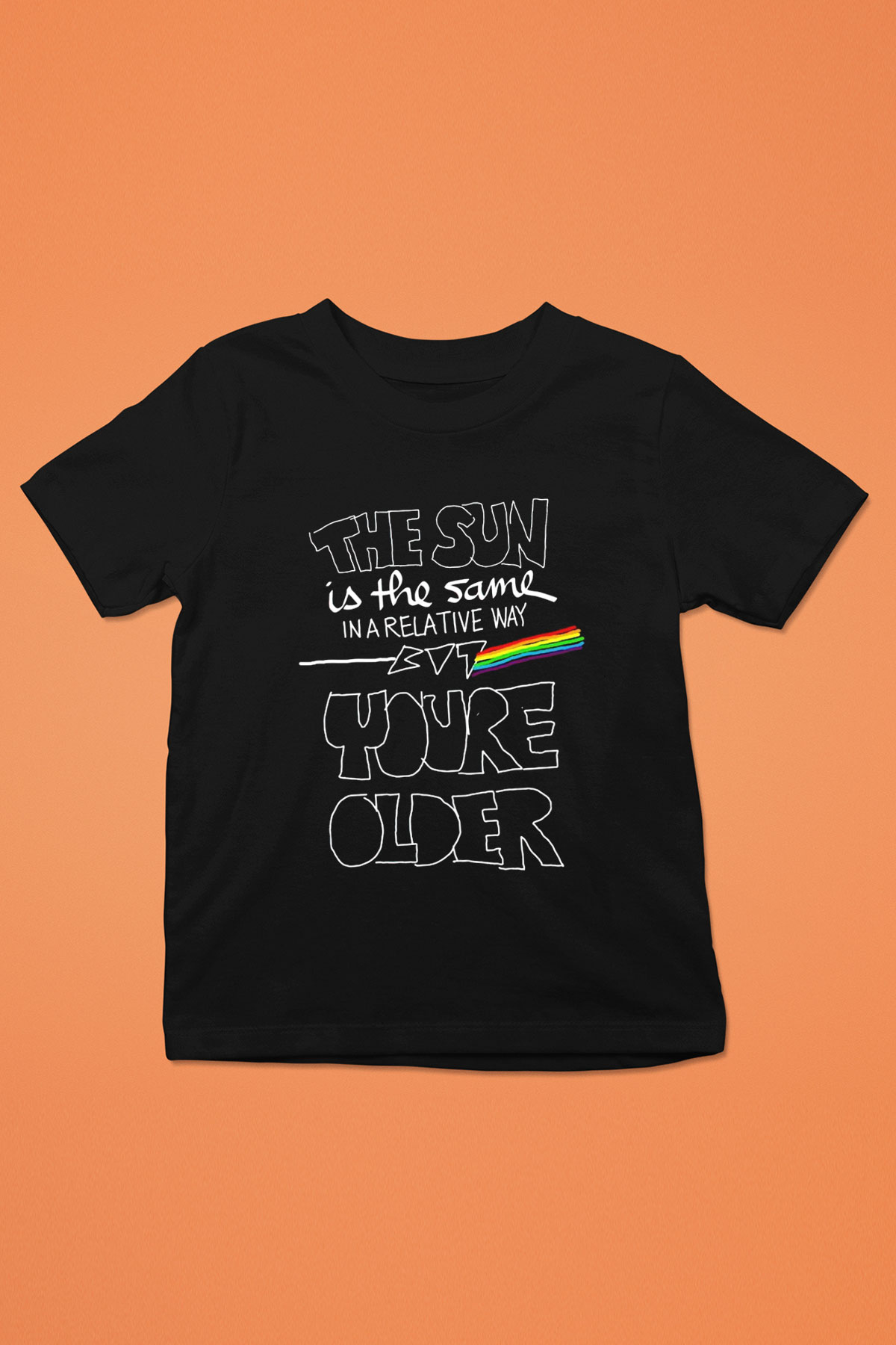 Pink Floyd The Sun Is The Same Baskılı Siyah Unisex Çocuk Tişört
