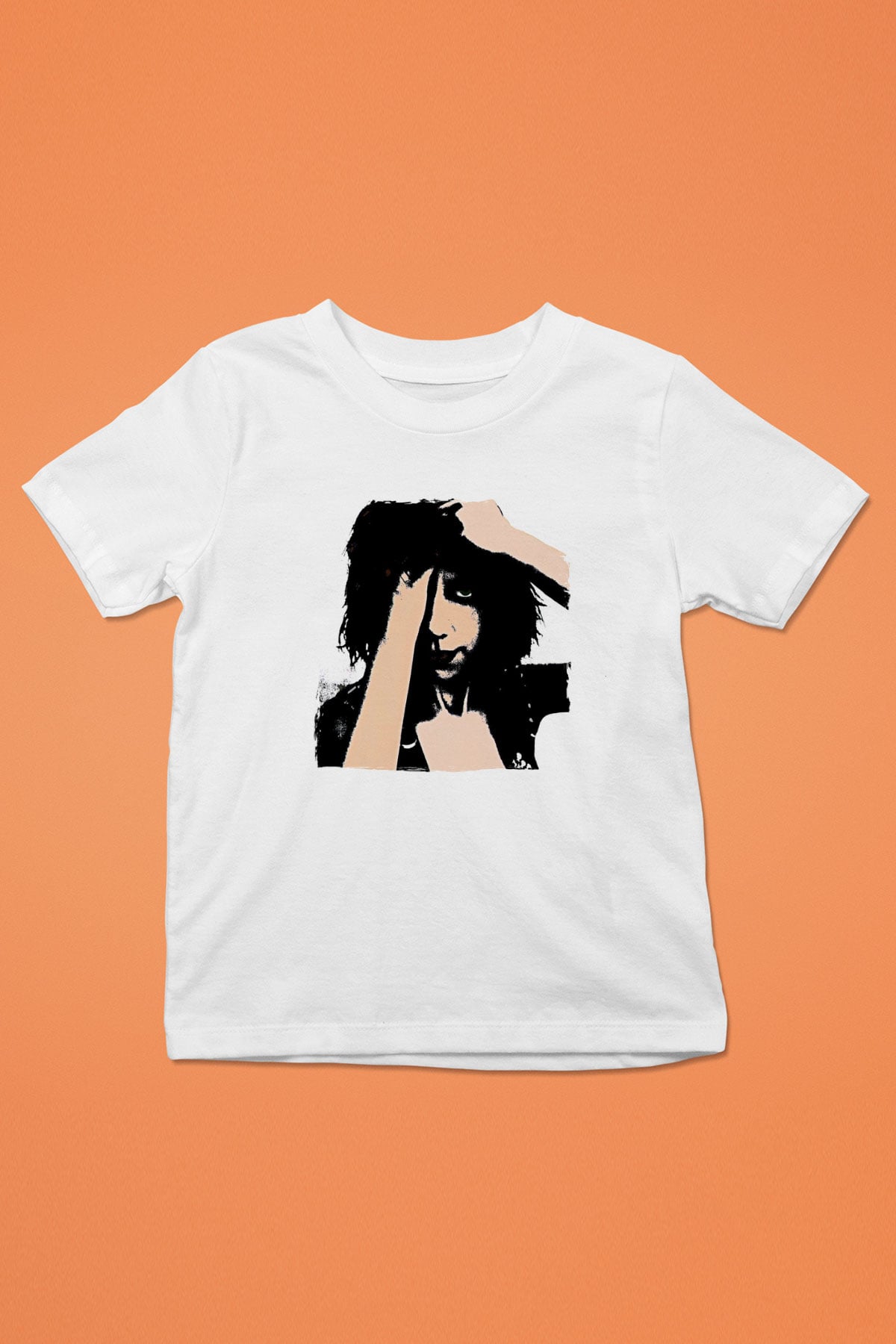 Pj Harvey Baskılı Beyaz Unisex Beyaz Çocuk Tişört - Tshirt