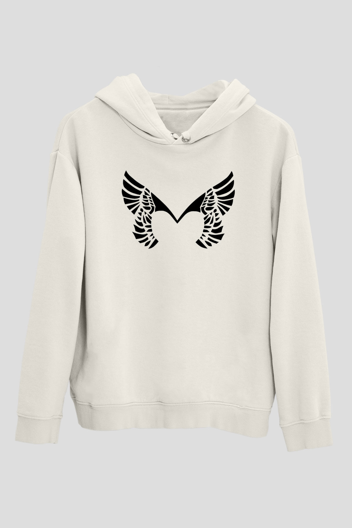 Placebo Beyaz Unisex Kapşonlu Sweatshirt