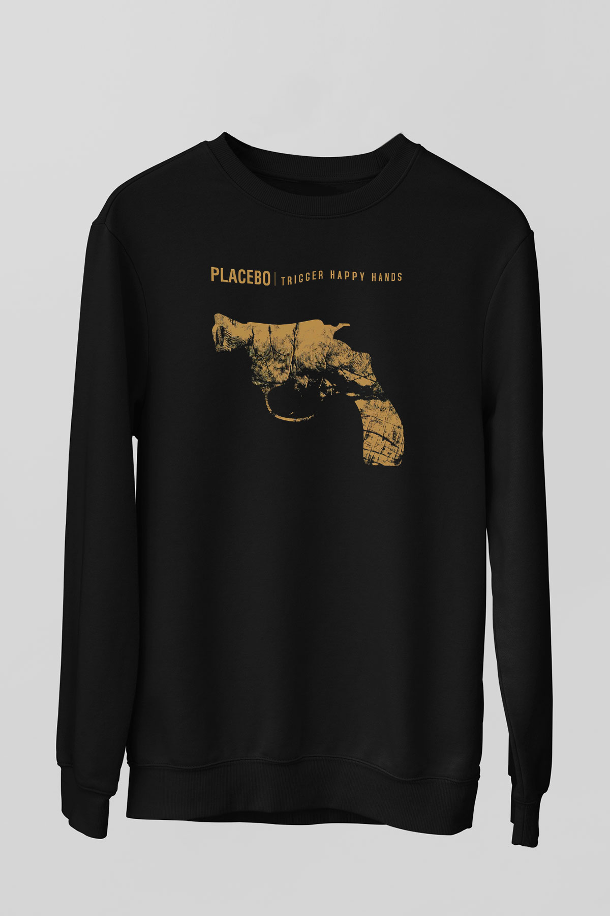 Placebo Siyah Unisex Sweatshirt