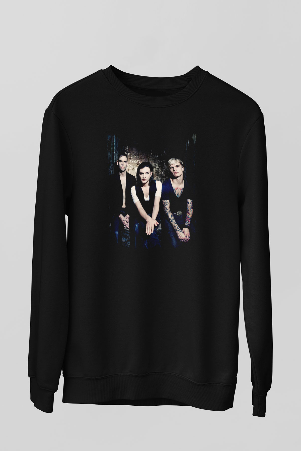 Placebo Siyah Unisex Sweatshirt