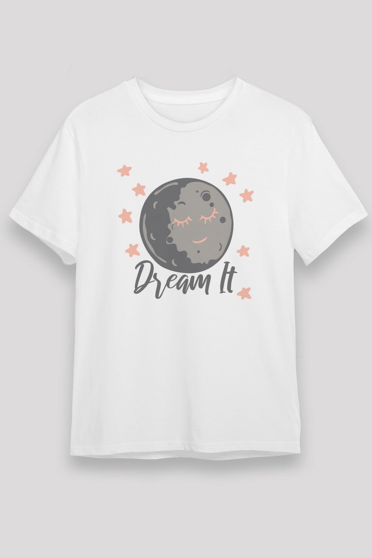 Plüton Beyaz Unisex Tişört T-Shirt - TişörtFabrikası