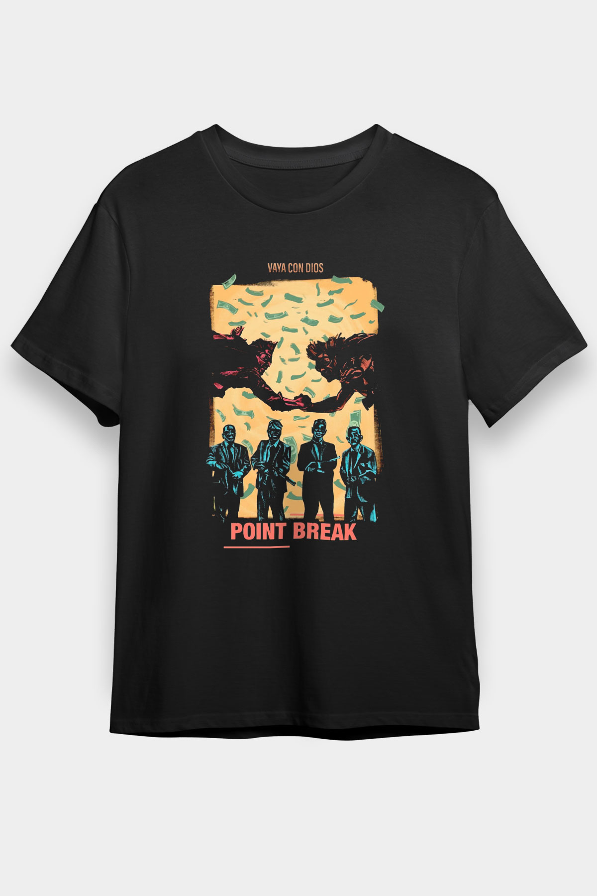 Point Break Siyah Unisex Tişört
