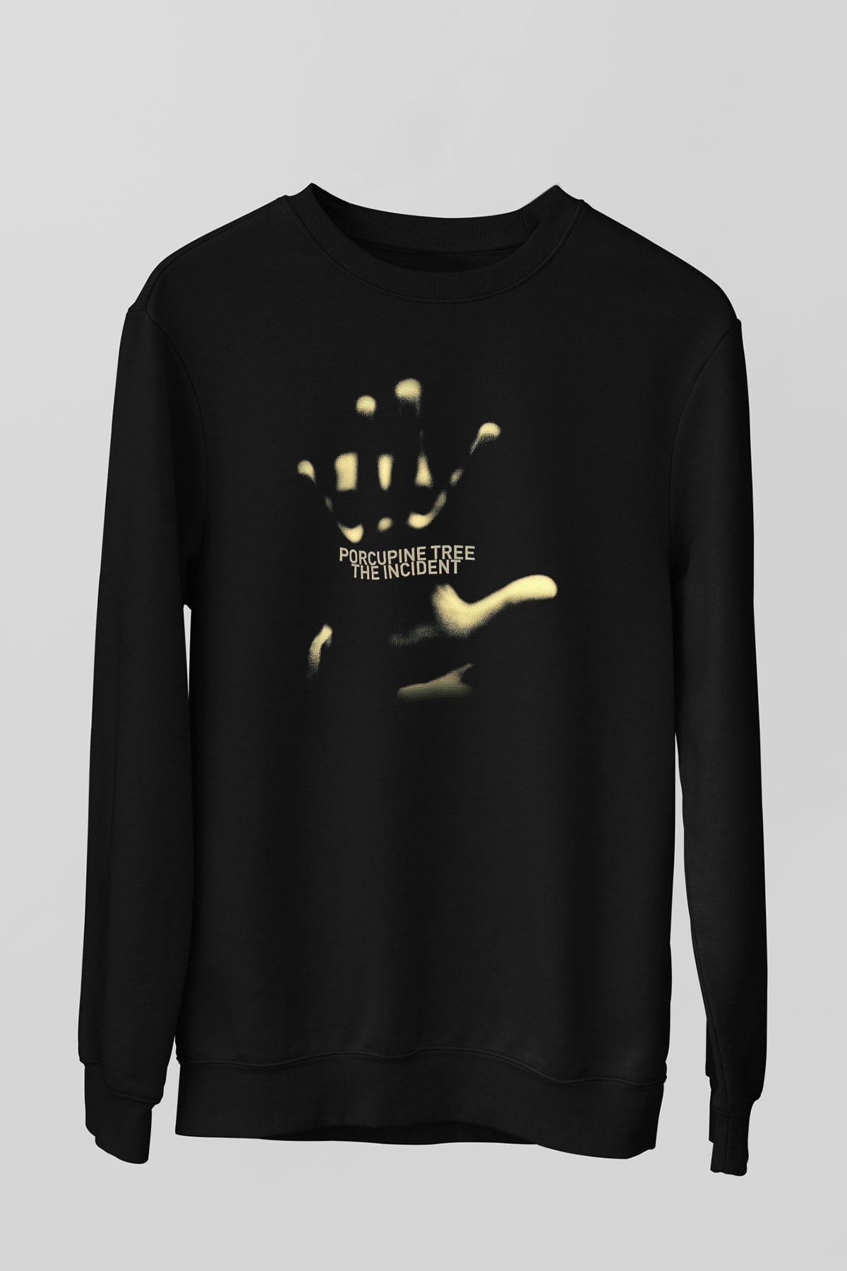 Porcupine Tree Baskılı Unisex Siyah Sweatshirt