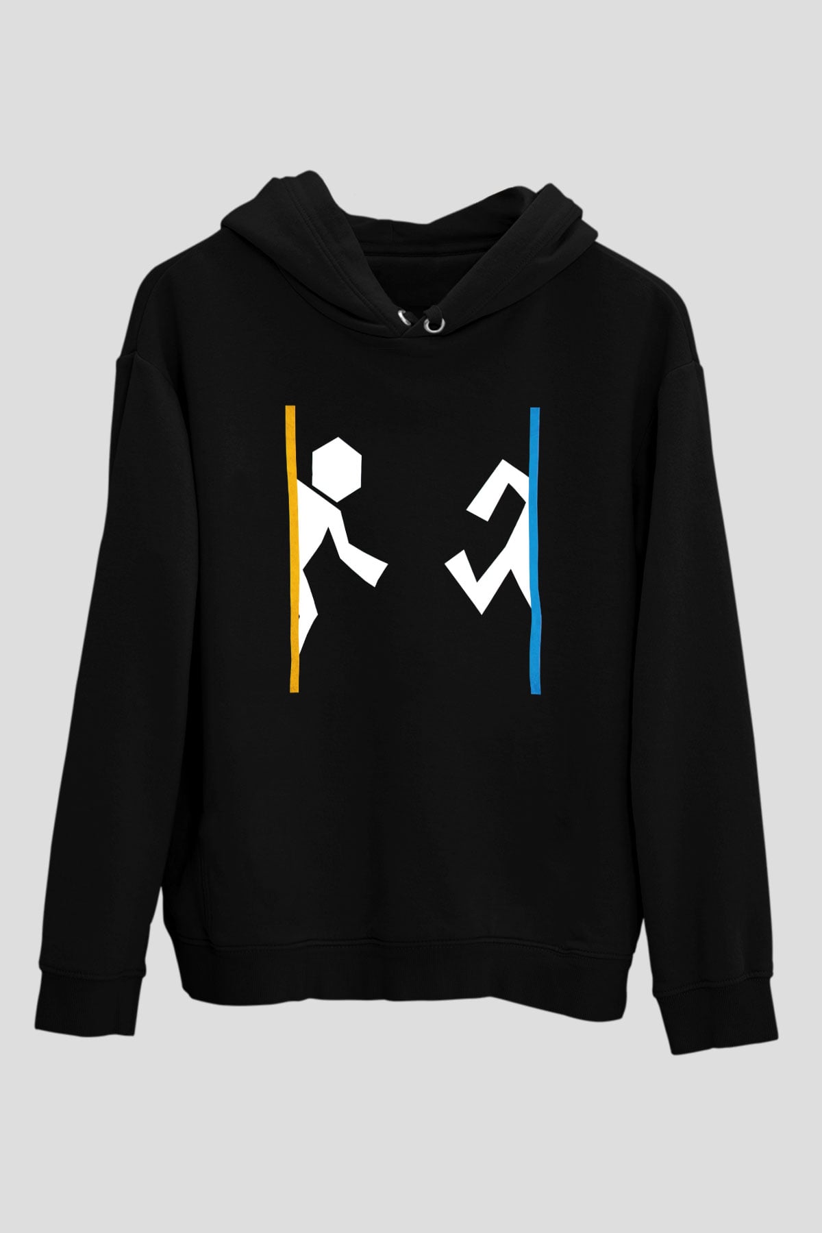 Portal Siyah Unisex Hoodie