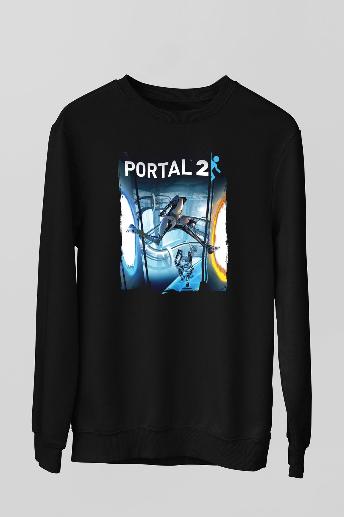 Portal Siyah Unisex Sweatshirt