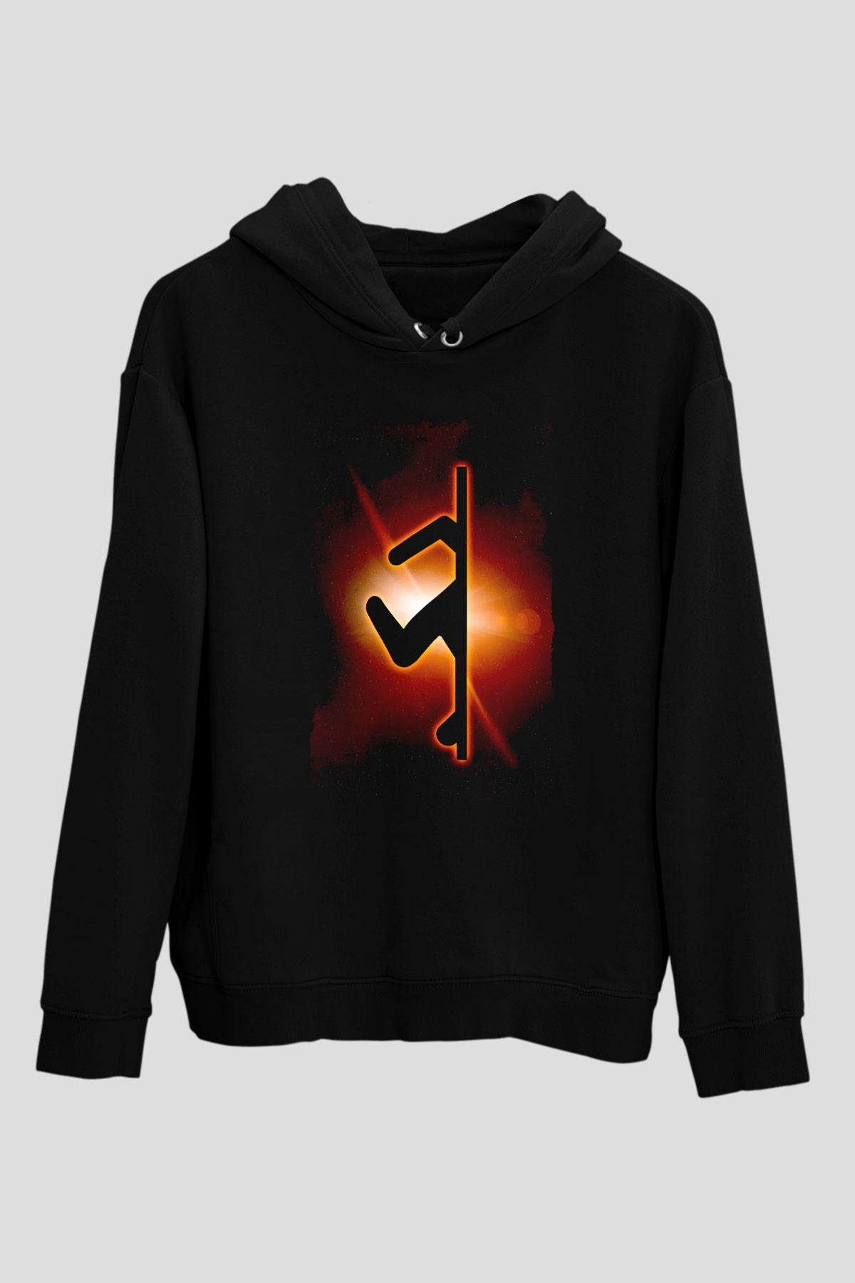 PortalSiyah  Unisex Hoodie