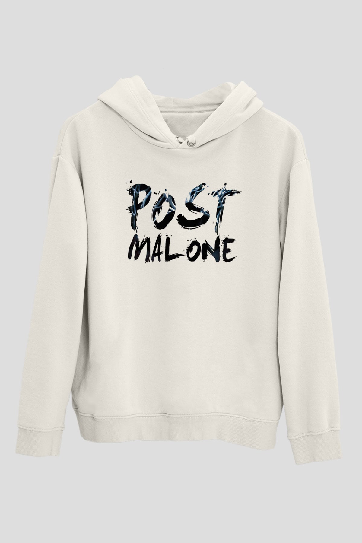 Post Malone Beyaz Unisex Kapşonlu Sweatshirt