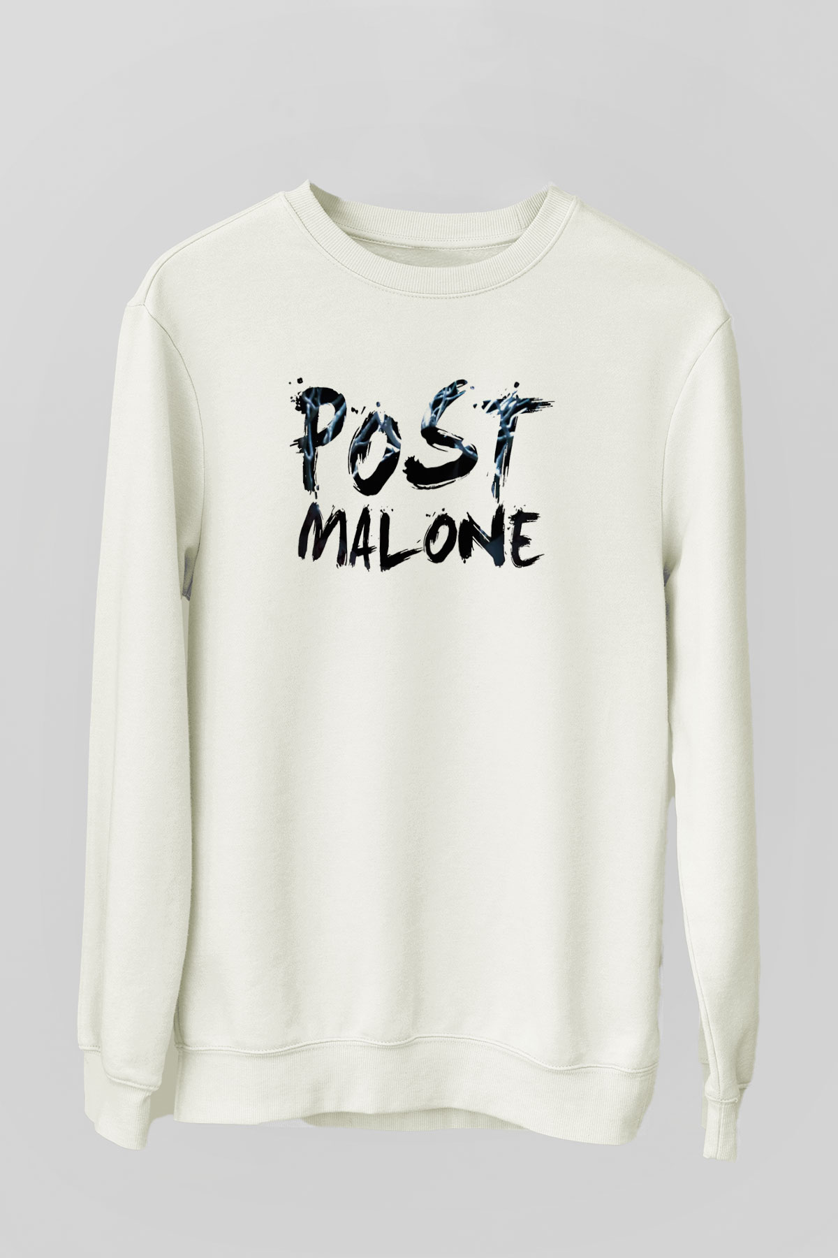 Post Malone Beyaz Unisex Sweatshirt