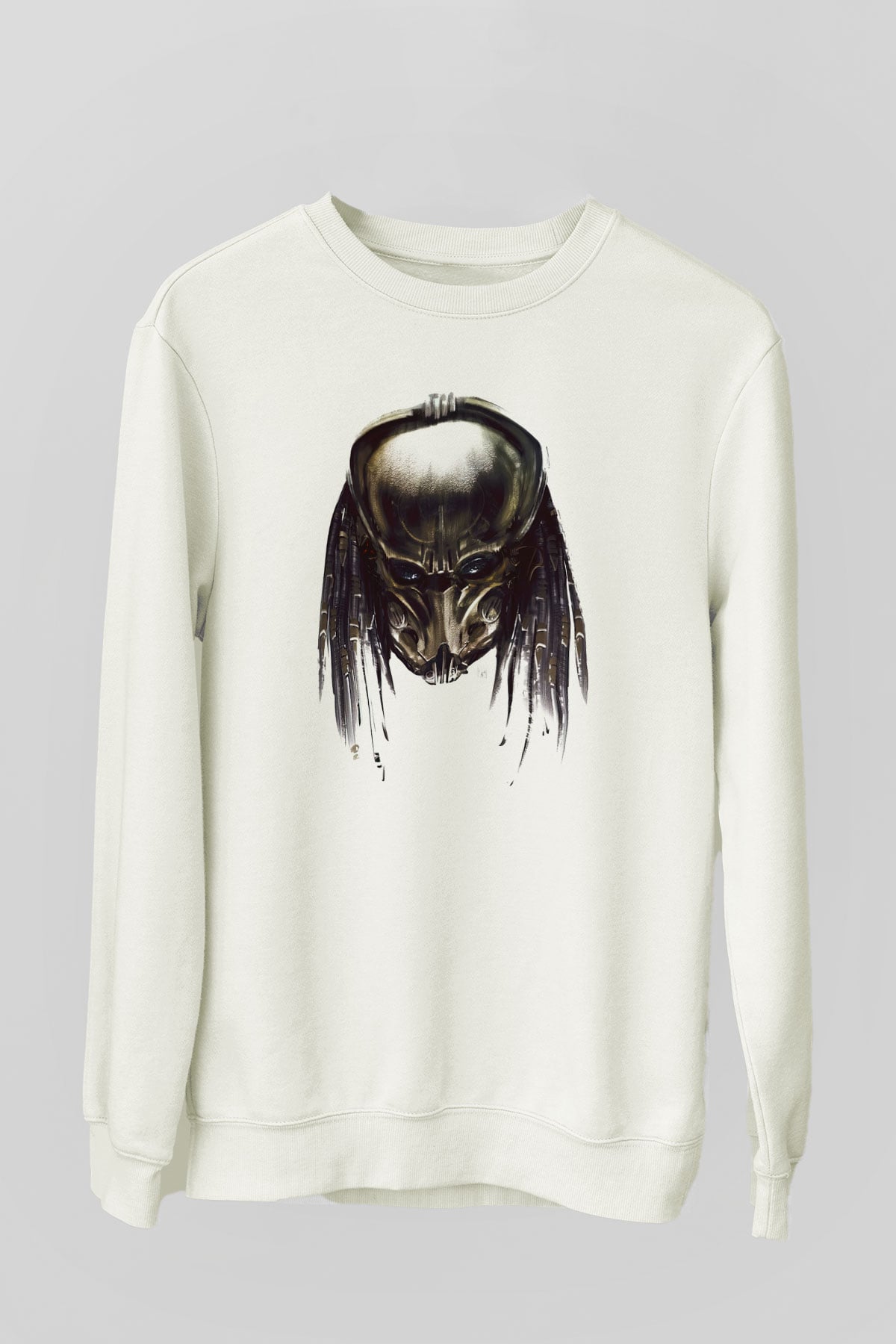 Predator Beyaz Unisex Sweatshirt