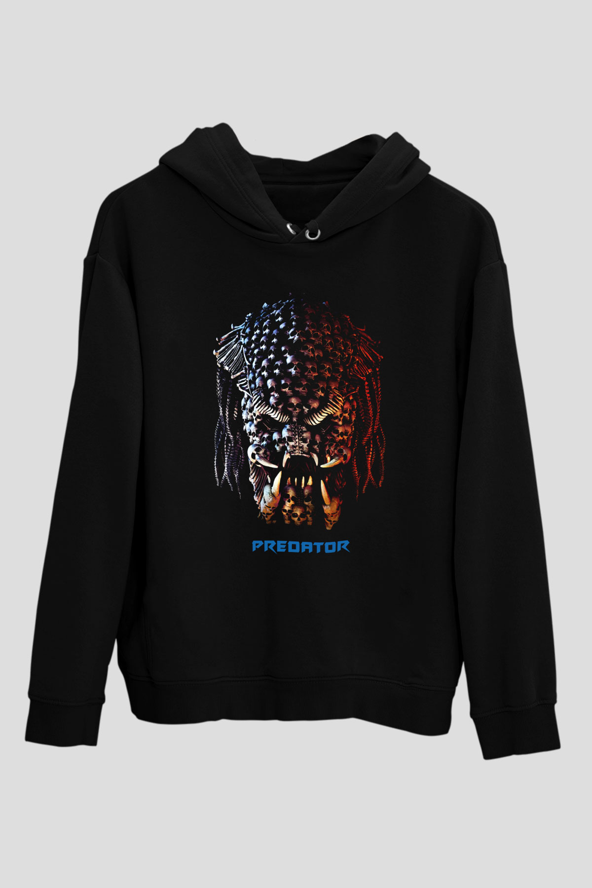 Predator Siyah Unisex Kapüşonlu Sweatshirt