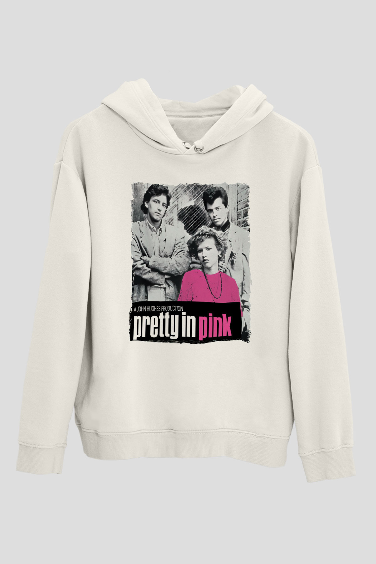 Pretty in Pink Beyaz Unisex Hoodie