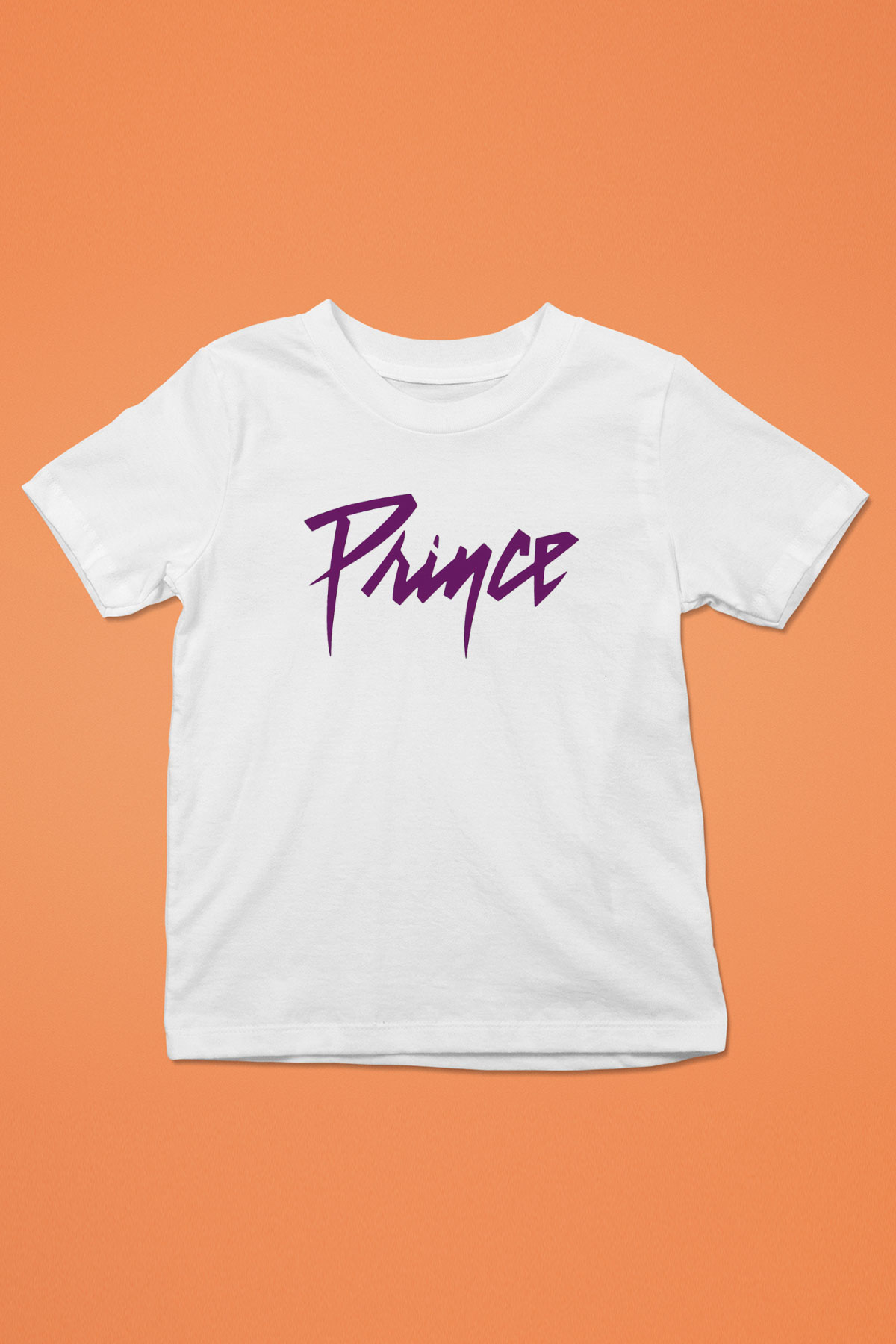 Prince Baskılı Beyaz Unisex Çocuk Tişört