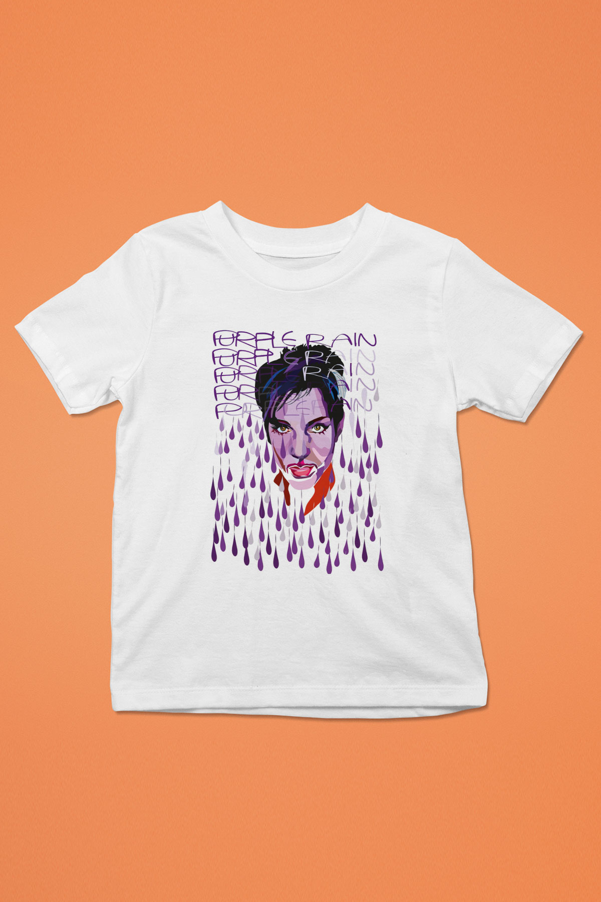 Prince Beyaz Unisex Çocuk Tişört