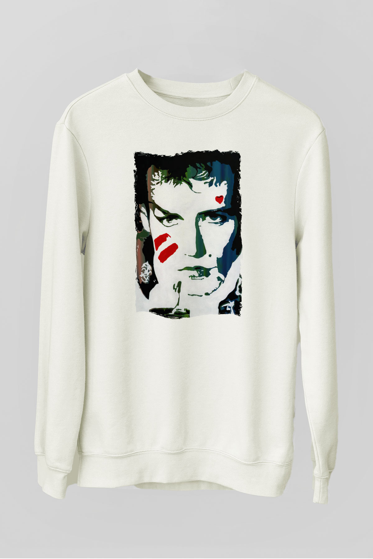 Prince Beyaz Unisex Sweatshirt
