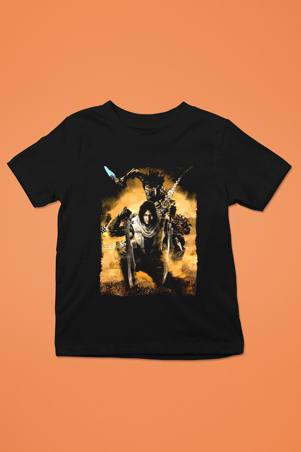 Prince Of Persia Siyah Unisex Çocuk Tişört