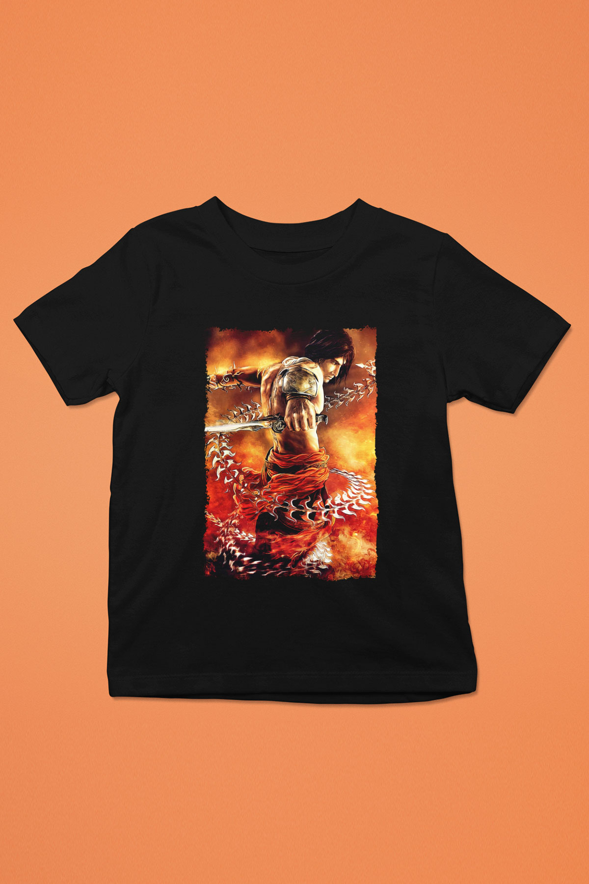 Prince Of Persia Siyah Unisex Çocuk Tişört