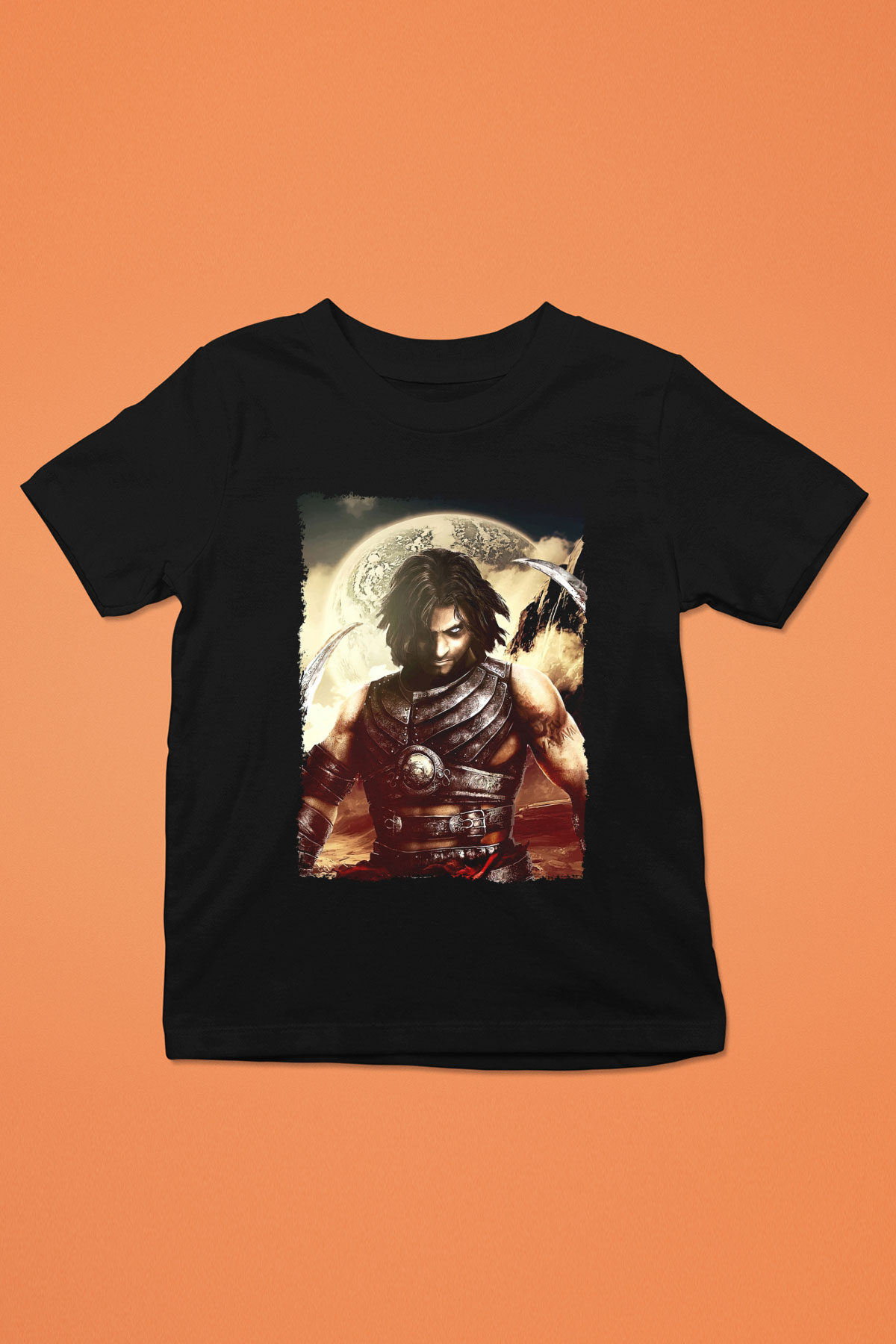 Prince Of Persia Siyah Unisex Çocuk Tişört