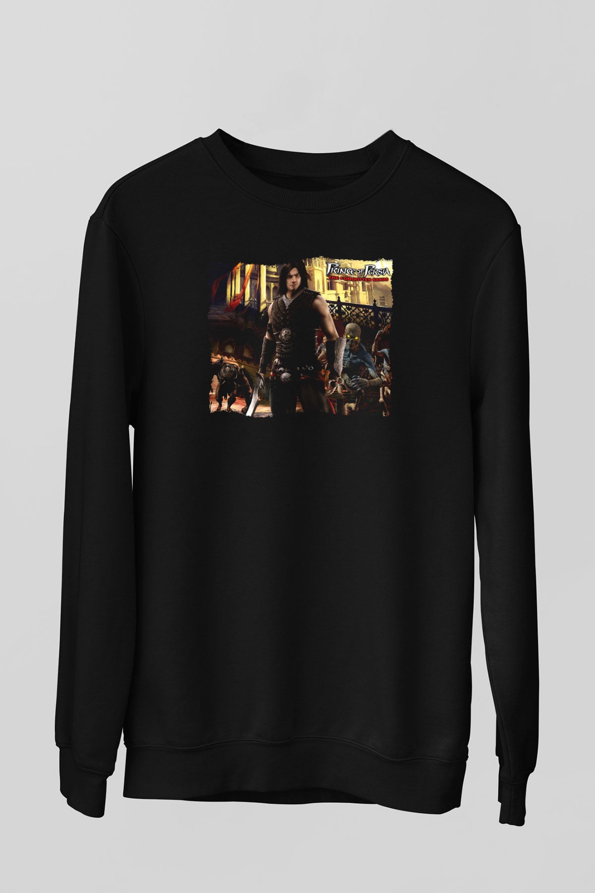 Prince Of Persia Siyah Unisex Sweatshirt