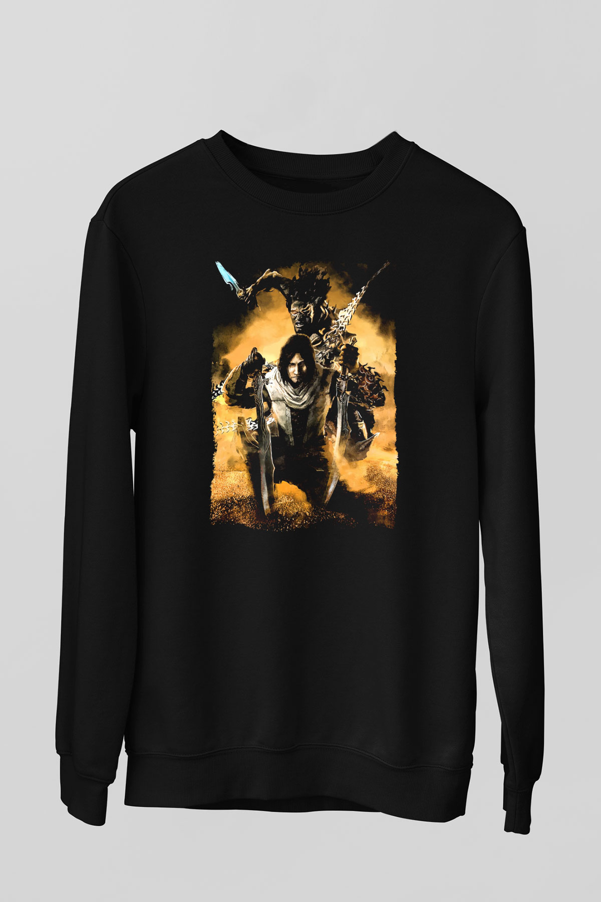 Prince Of Persia Siyah Unisex Sweatshirt