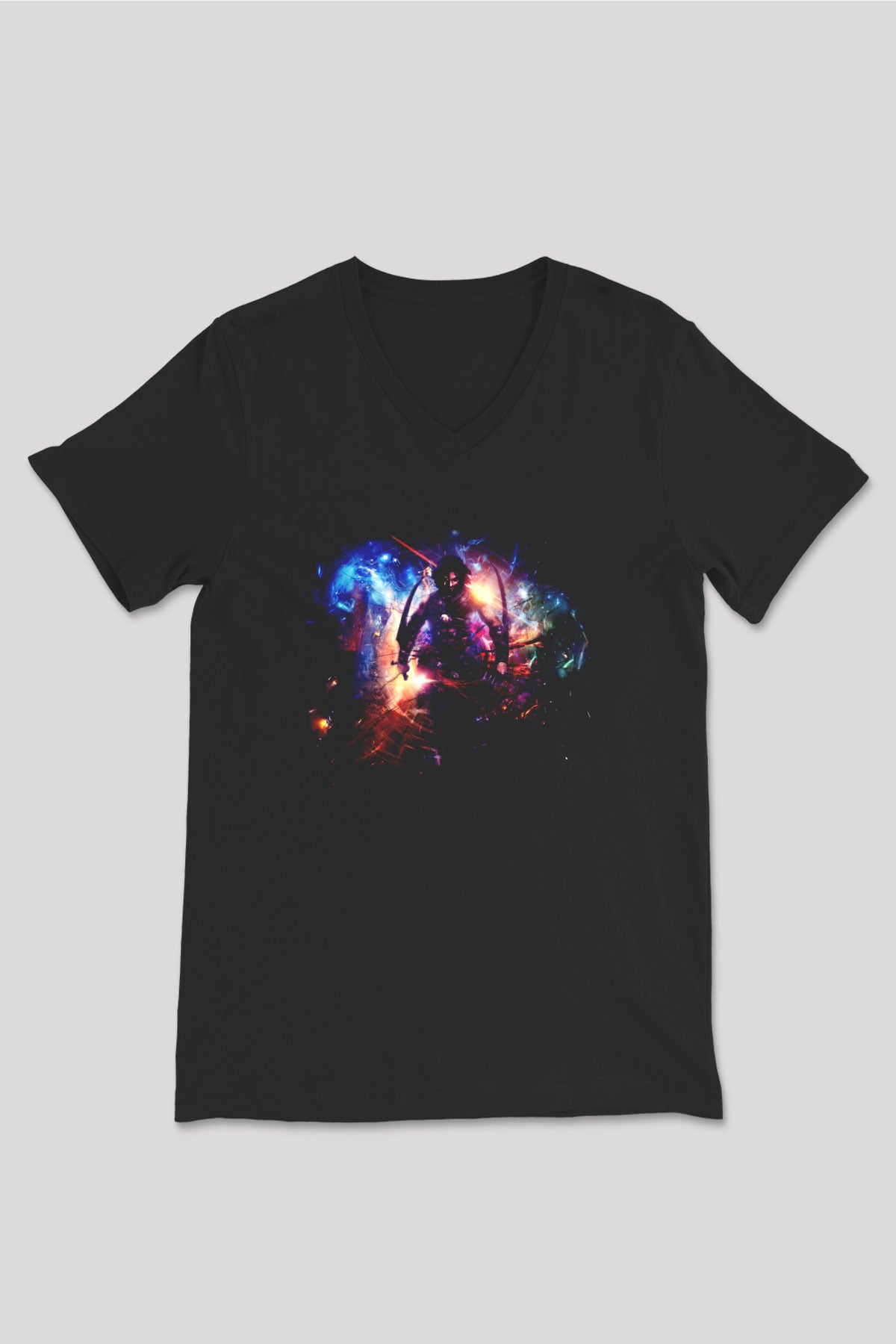 Prince Of Persia Siyah Unisex V Yaka Tişört T-Shirt