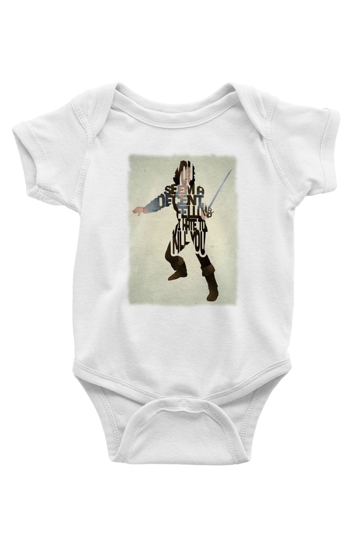 Princess Bride Beyaz Bebek Body - Zıbın