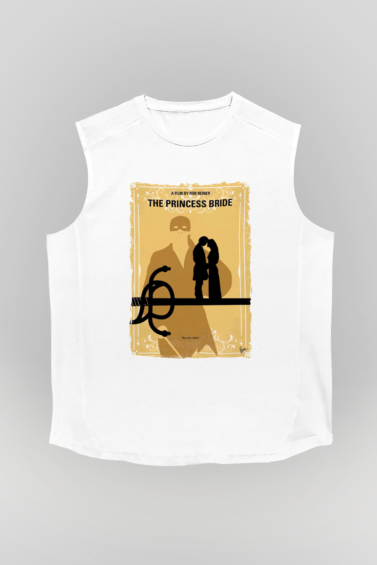 Princess Bride Beyaz Unisex  Kolsuz Tişört