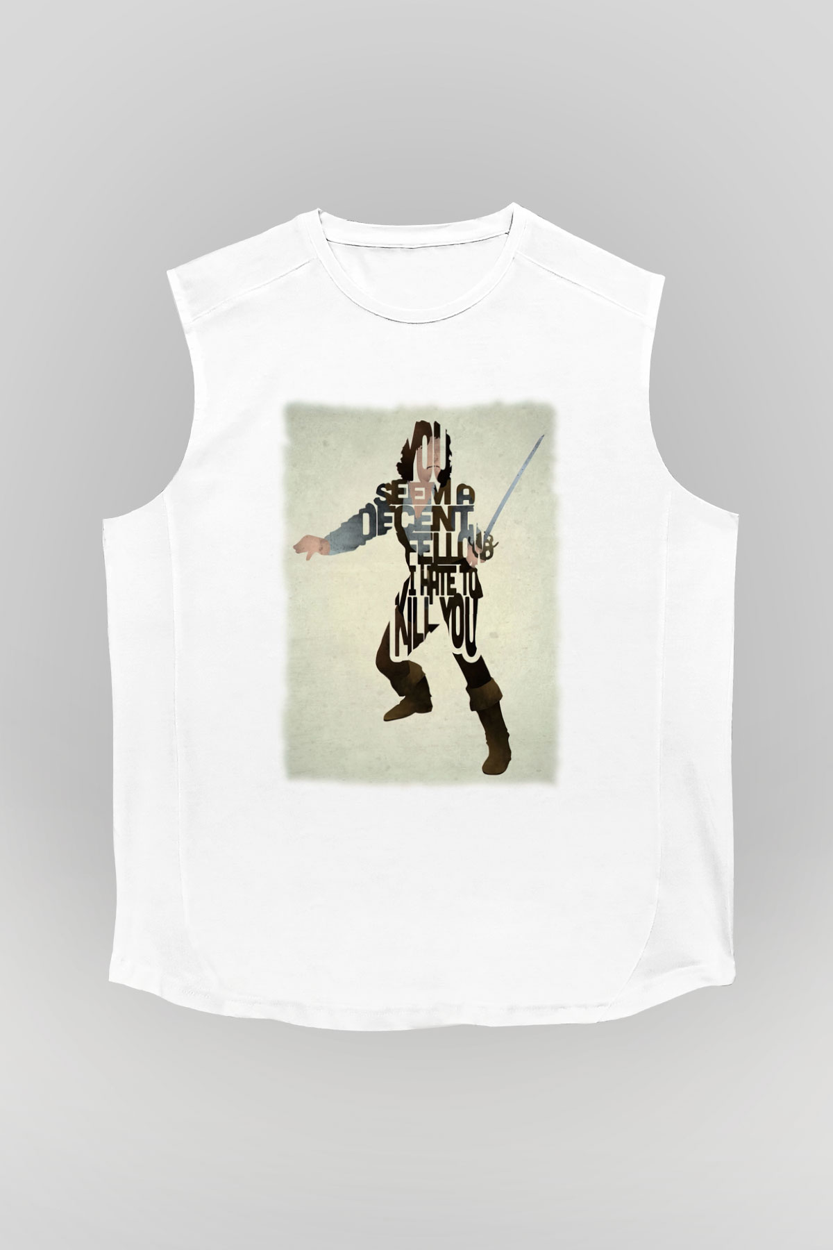 Princess Bride Beyaz Unisex  Kolsuz Tişört
