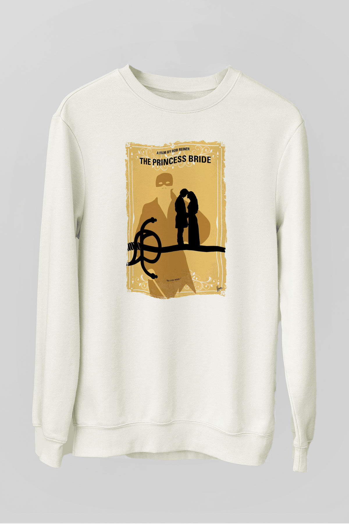 Princess Bride Beyaz Unisex  Sweatshirt