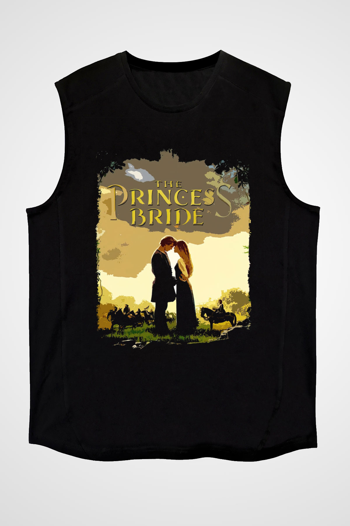 Princess Bride Siyah Unisex  Kolsuz Tişört