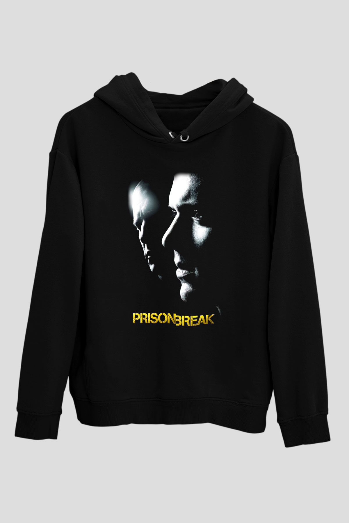 Prison Break Siyah Unisex Hoodie