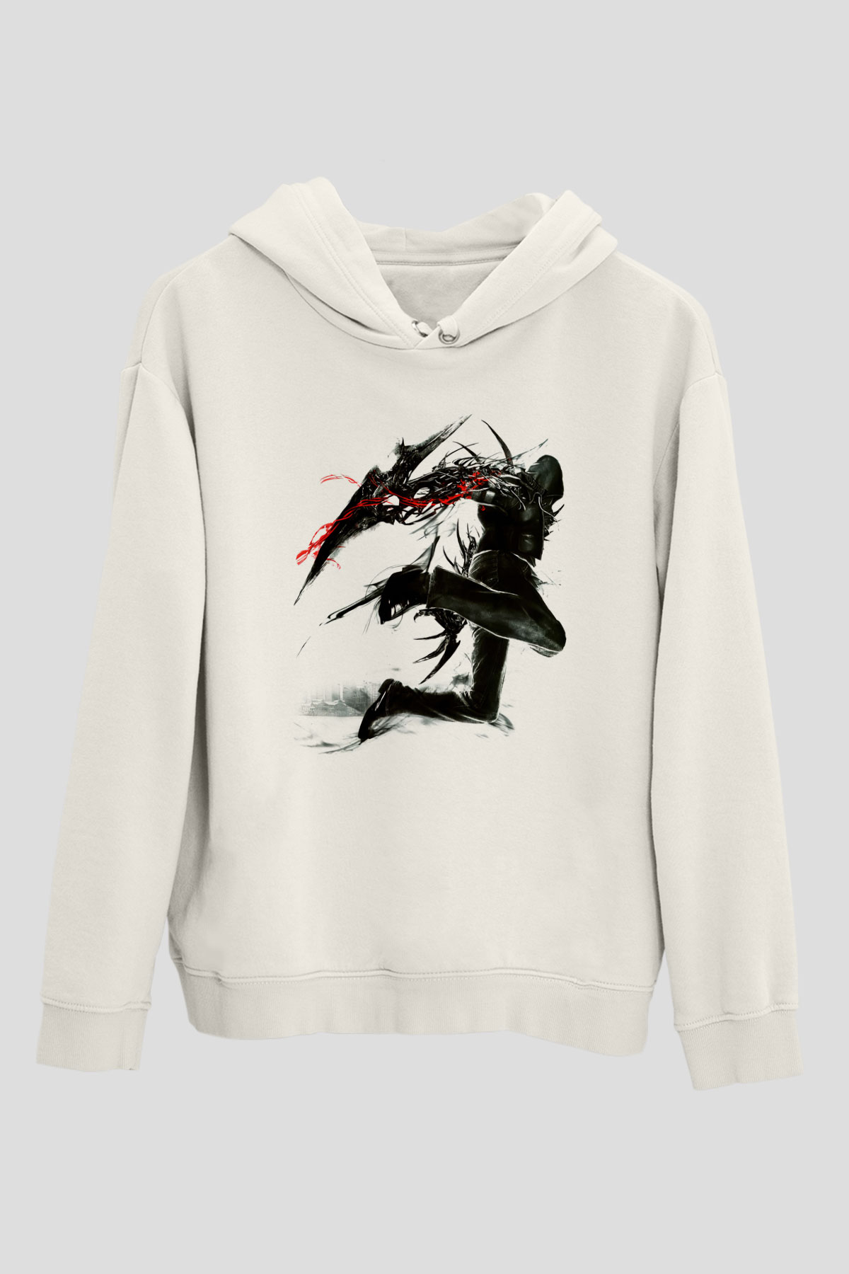 Prototype Beyaz Unisex Hoodie