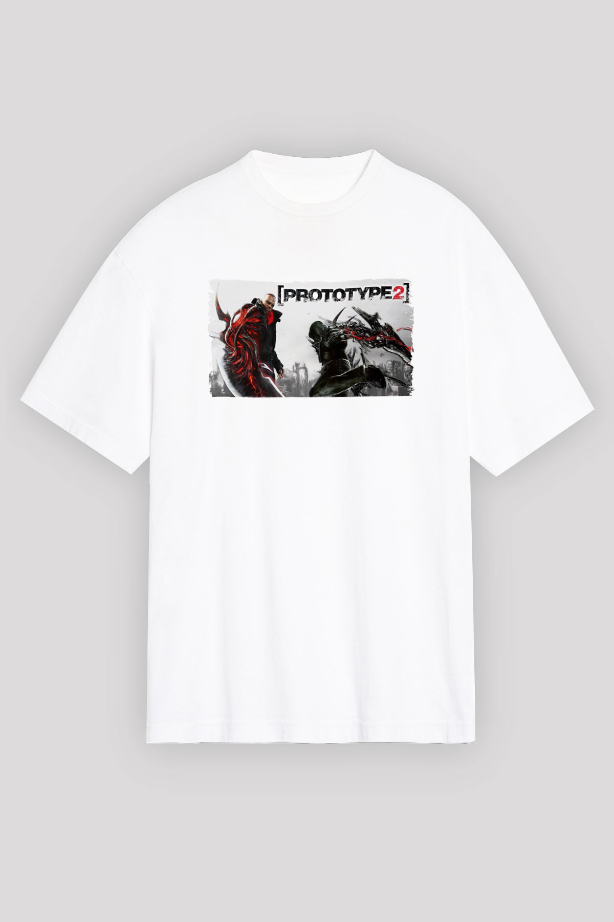 Prototype Beyaz Unisex Tişört T-Shirt