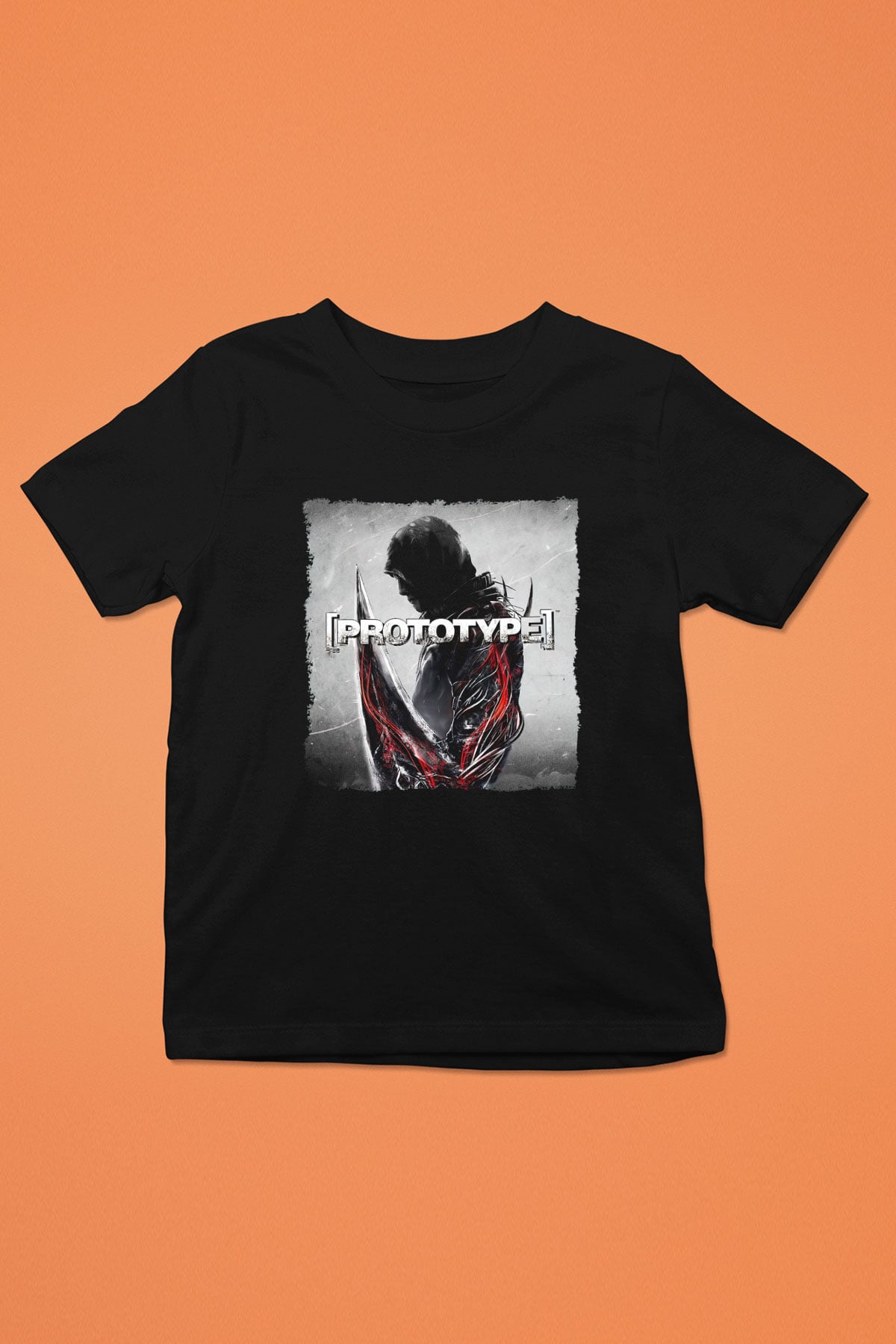 Prototype Siyah Unisex Çocuk Tişört