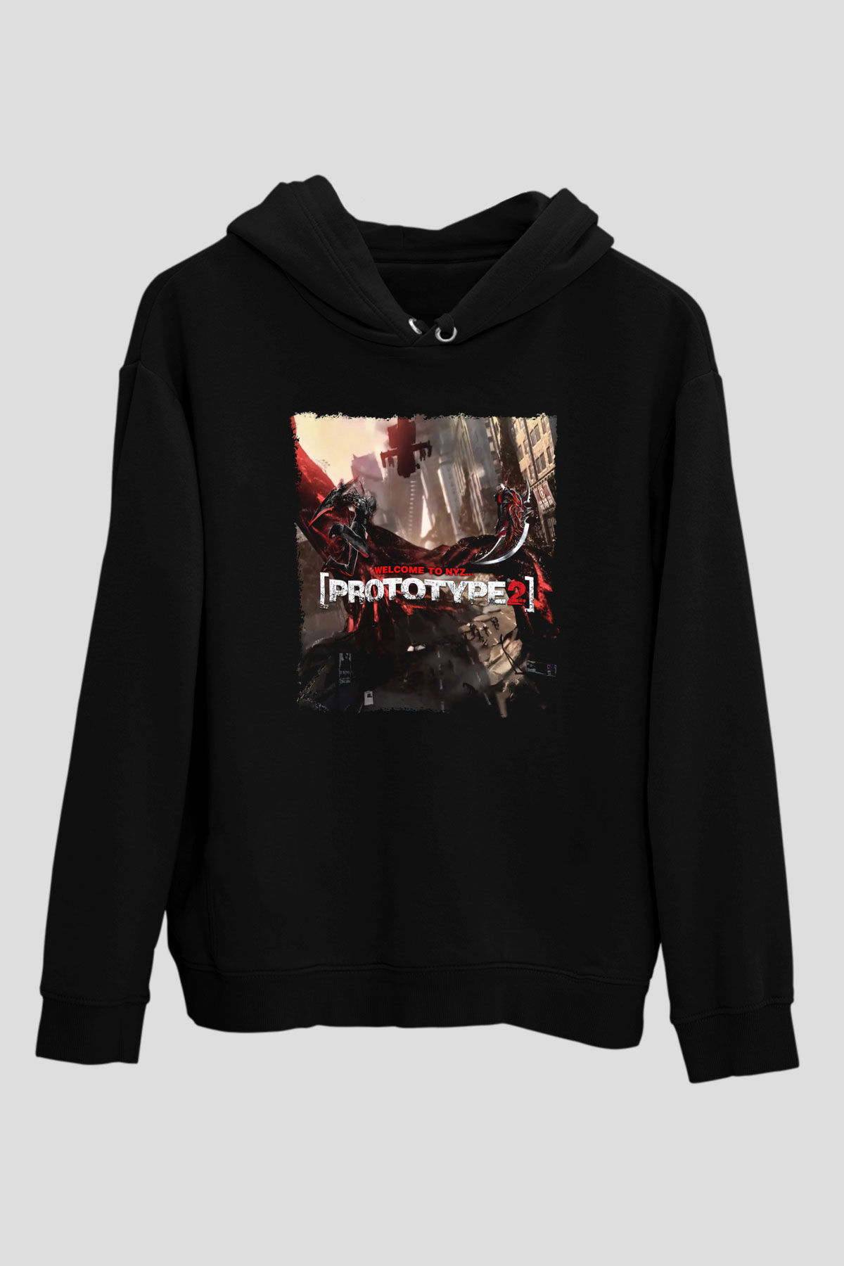 Prototype Siyah Unisex Hoodie