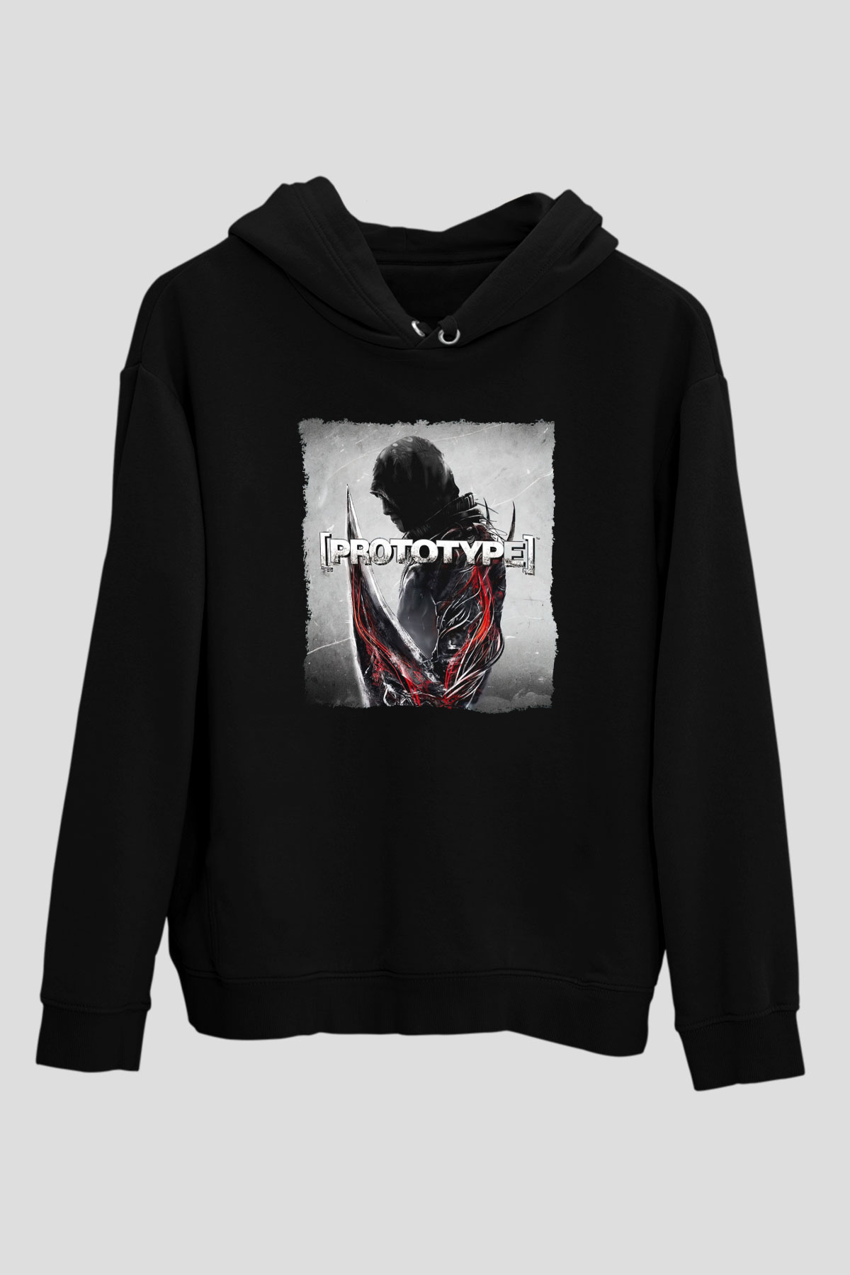 Prototype Siyah Unisex Hoodie