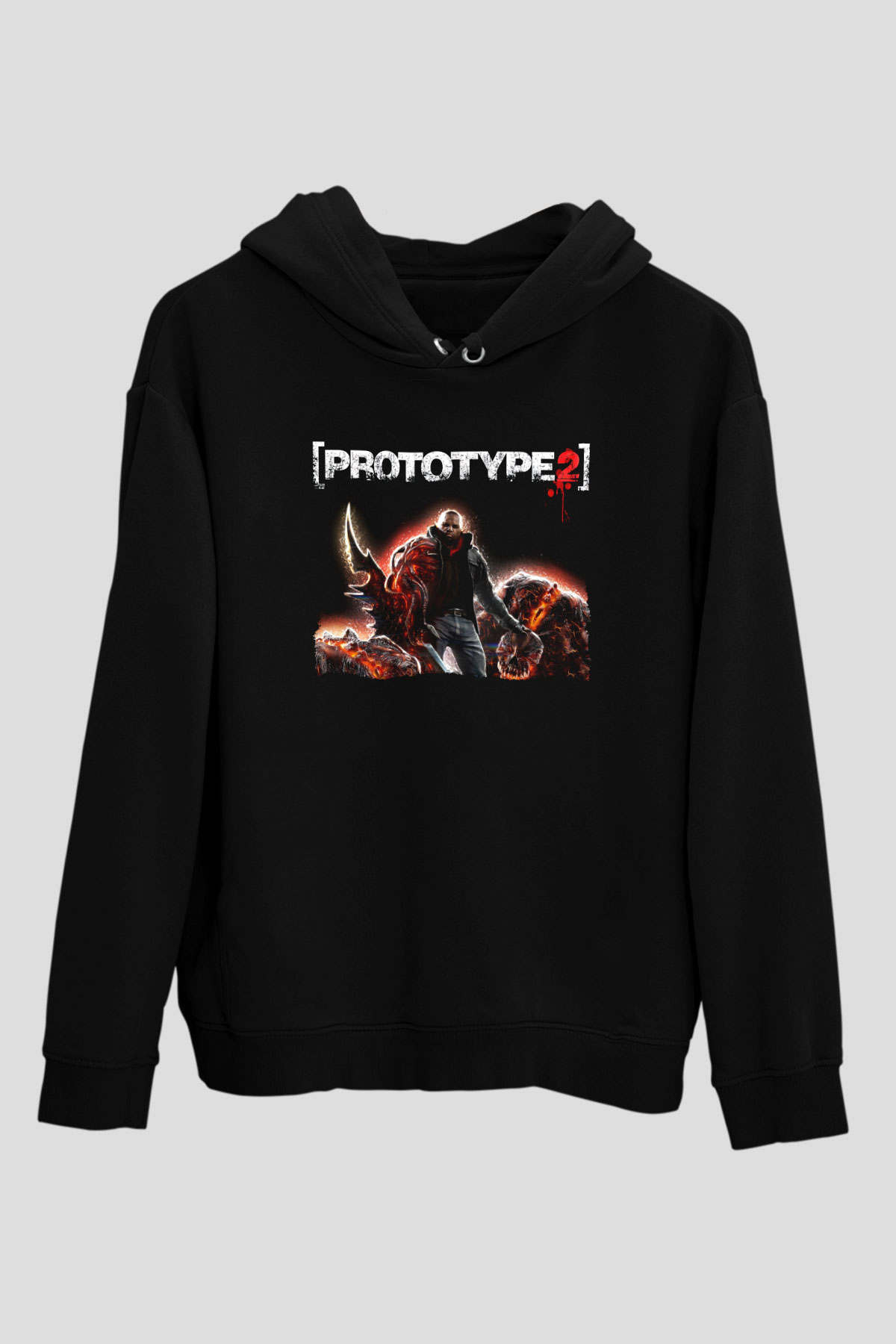Prototype Siyah Unisex Hoodie