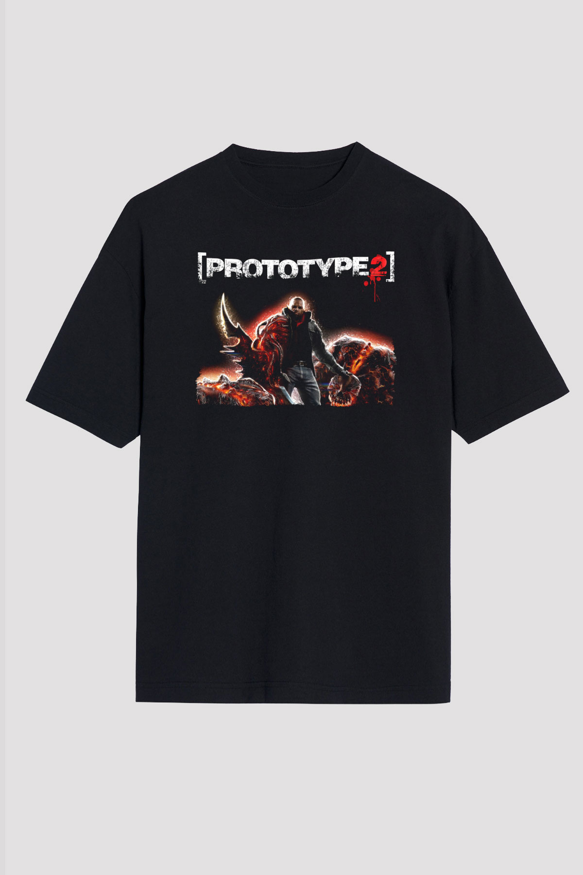 Prototype Siyah Unisex Tişört T-Shirt