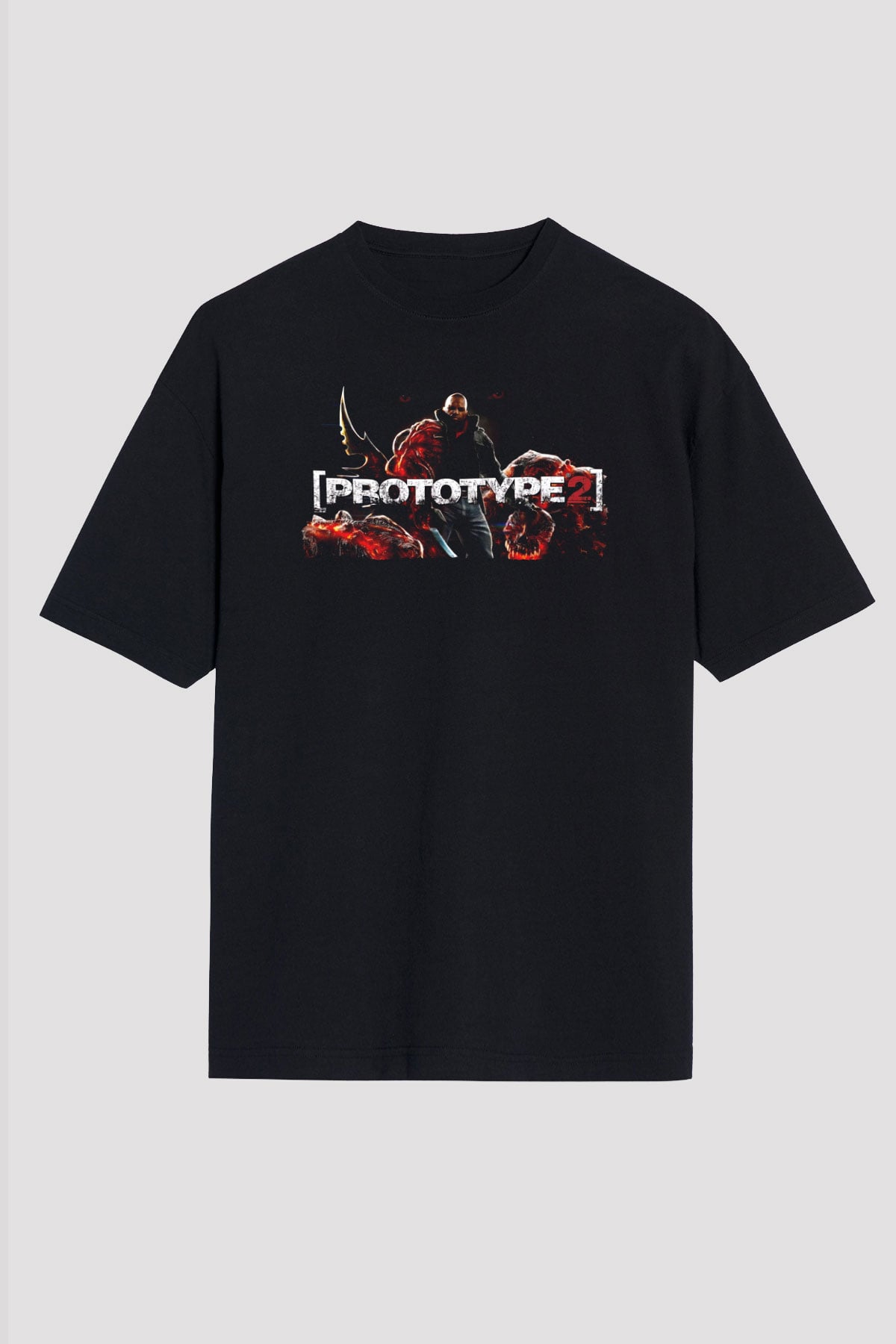Prototype Siyah Unisex Tişört T-Shirt