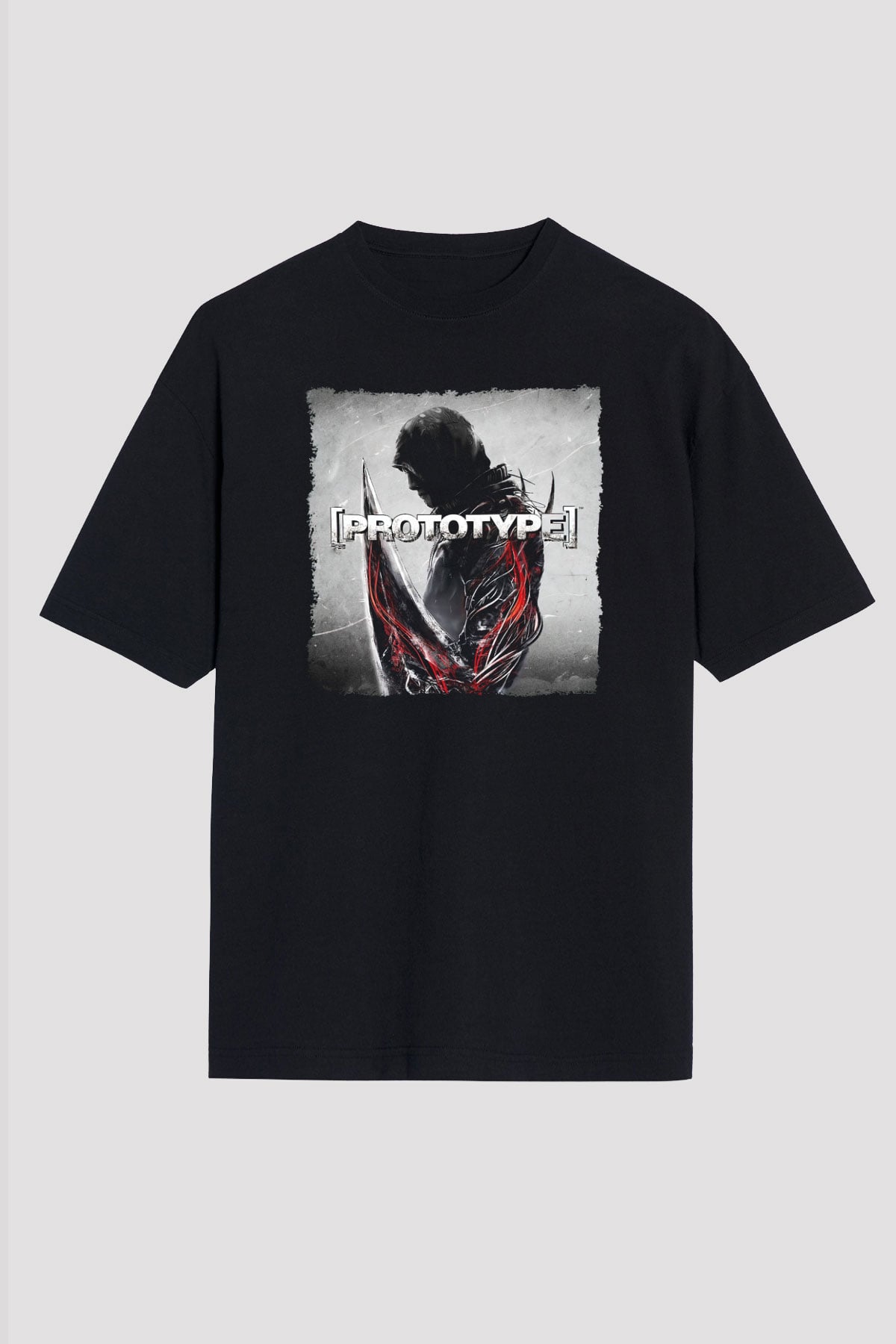 Prototype Siyah Unisex Tişört T-Shirt