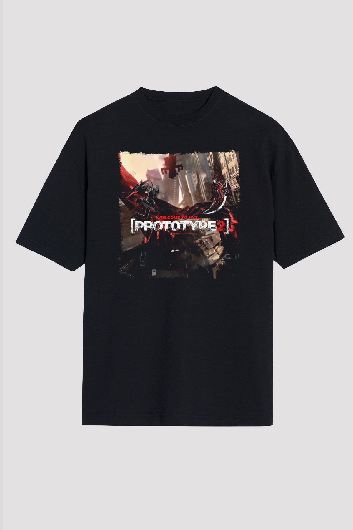 Prototype Siyah Unisex Tişört T-Shirt