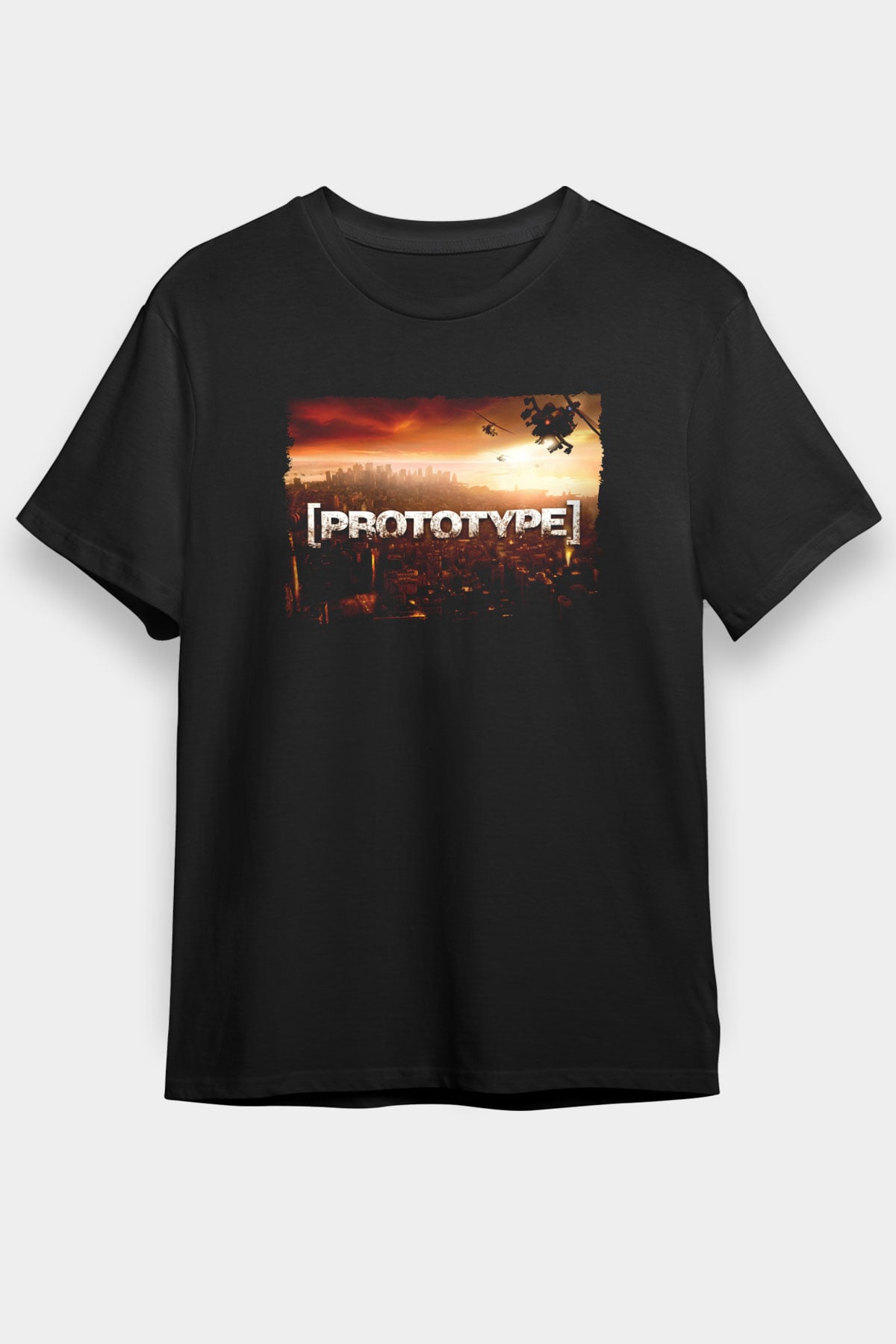 Prototype Siyah Unisex Tişört T-Shirt