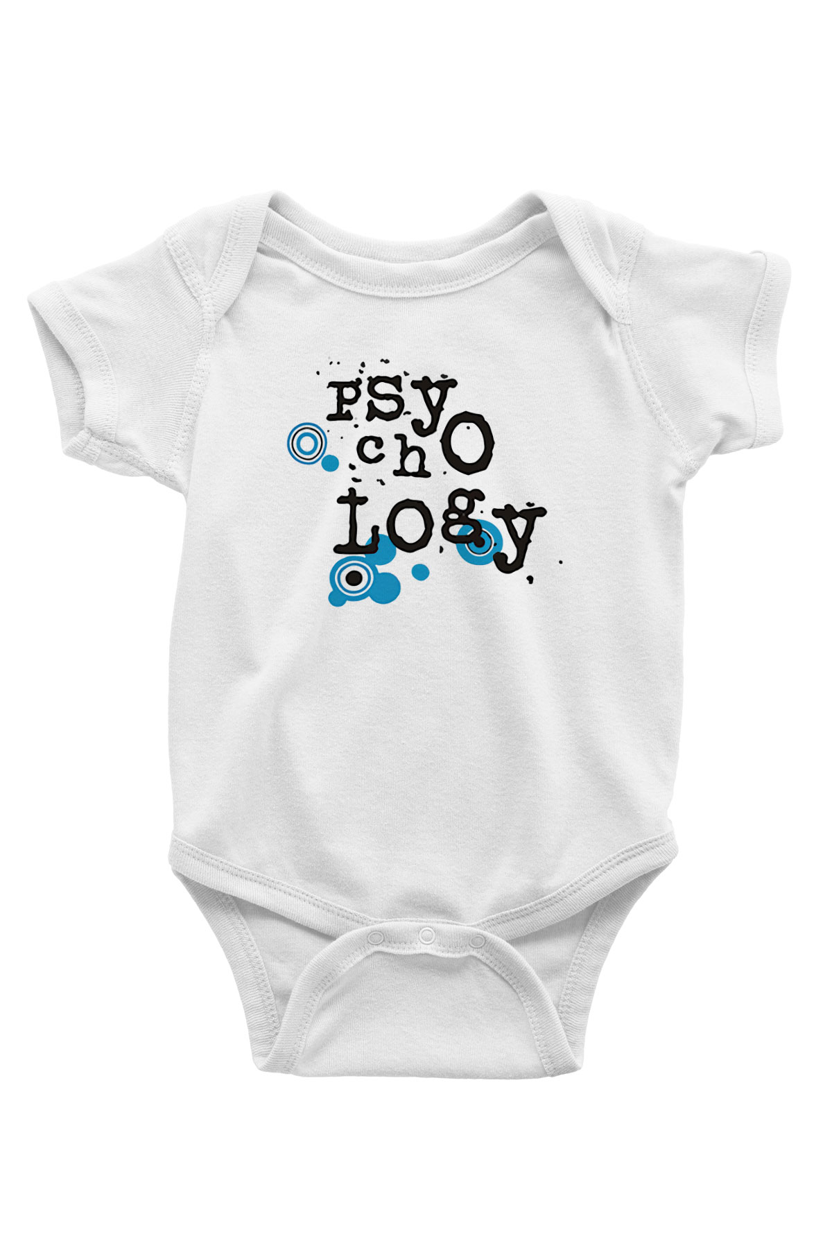 Psikolog Baskılı Beyaz Unisex Bebek Body - Zıbın