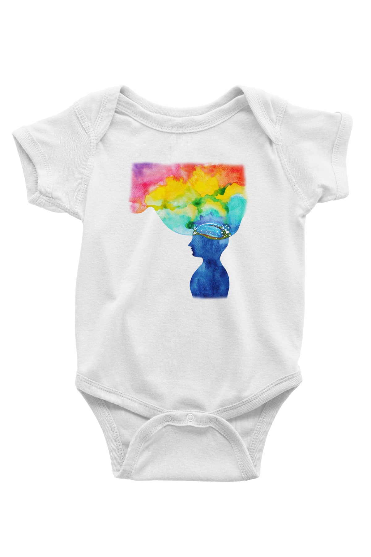 Psikolog Baskılı Beyaz Unisex Bebek Body - Zıbın
