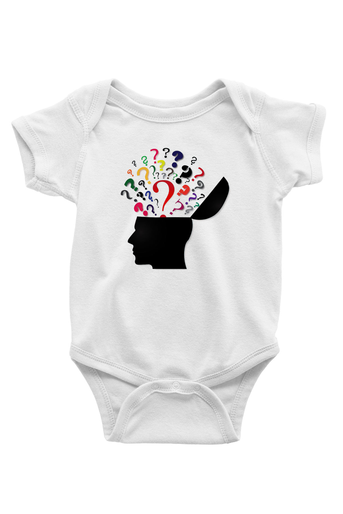 Psikolog Baskılı Beyaz Unisex Bebek Body - Zıbın
