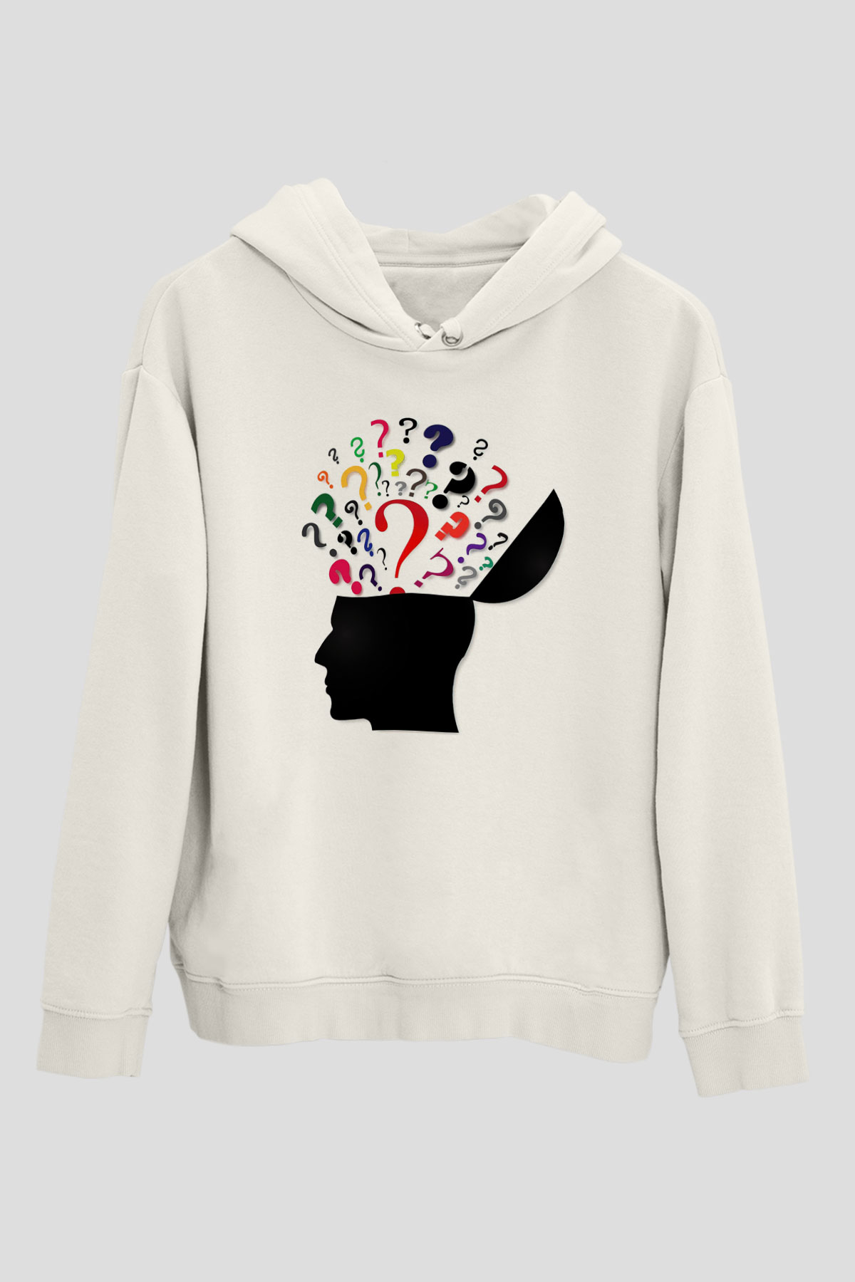 Psikolog Beyaz Unisex Hoodie