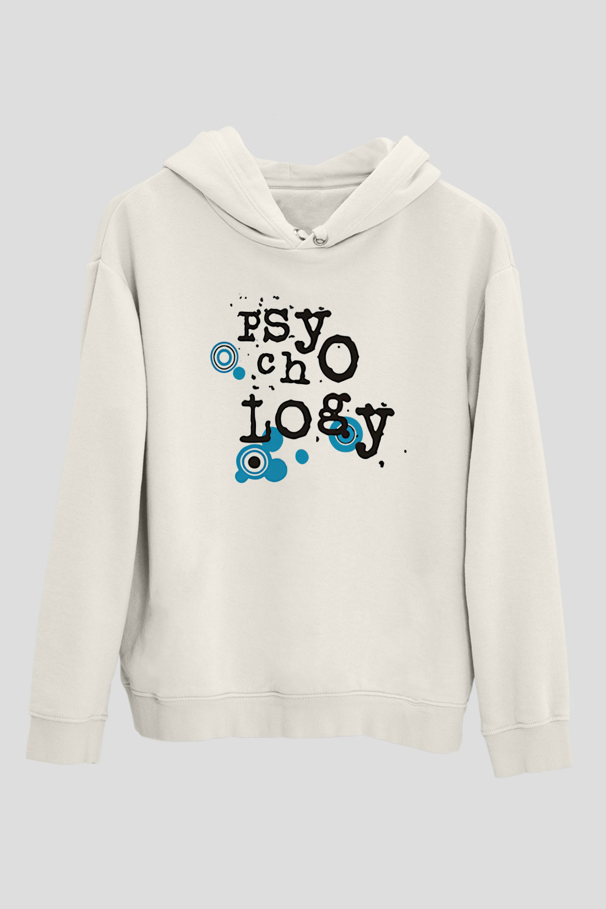 Psikolog Beyaz Unisex Hoodie
