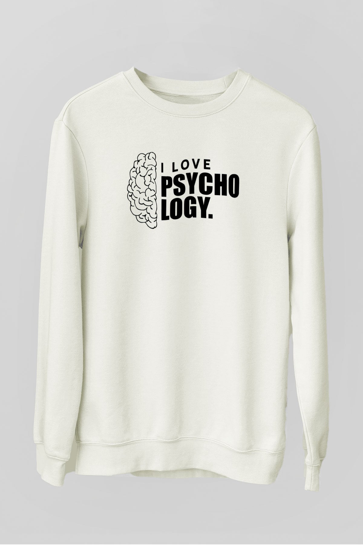 Psikolog Beyaz Unisex Sweatshirt