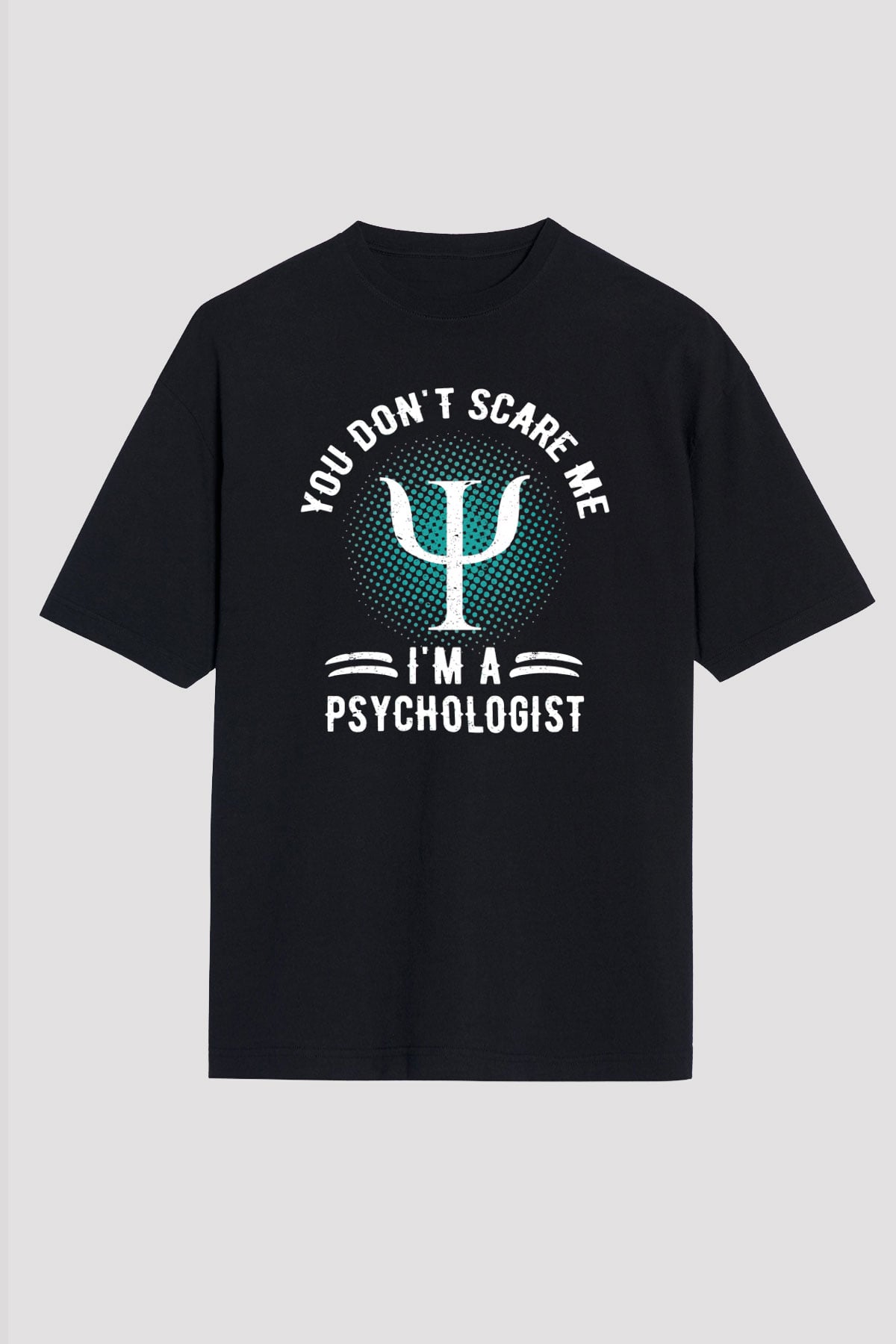 Psikolog Siyah Unisex Tişört T-Shirt - TişörtFabrikası